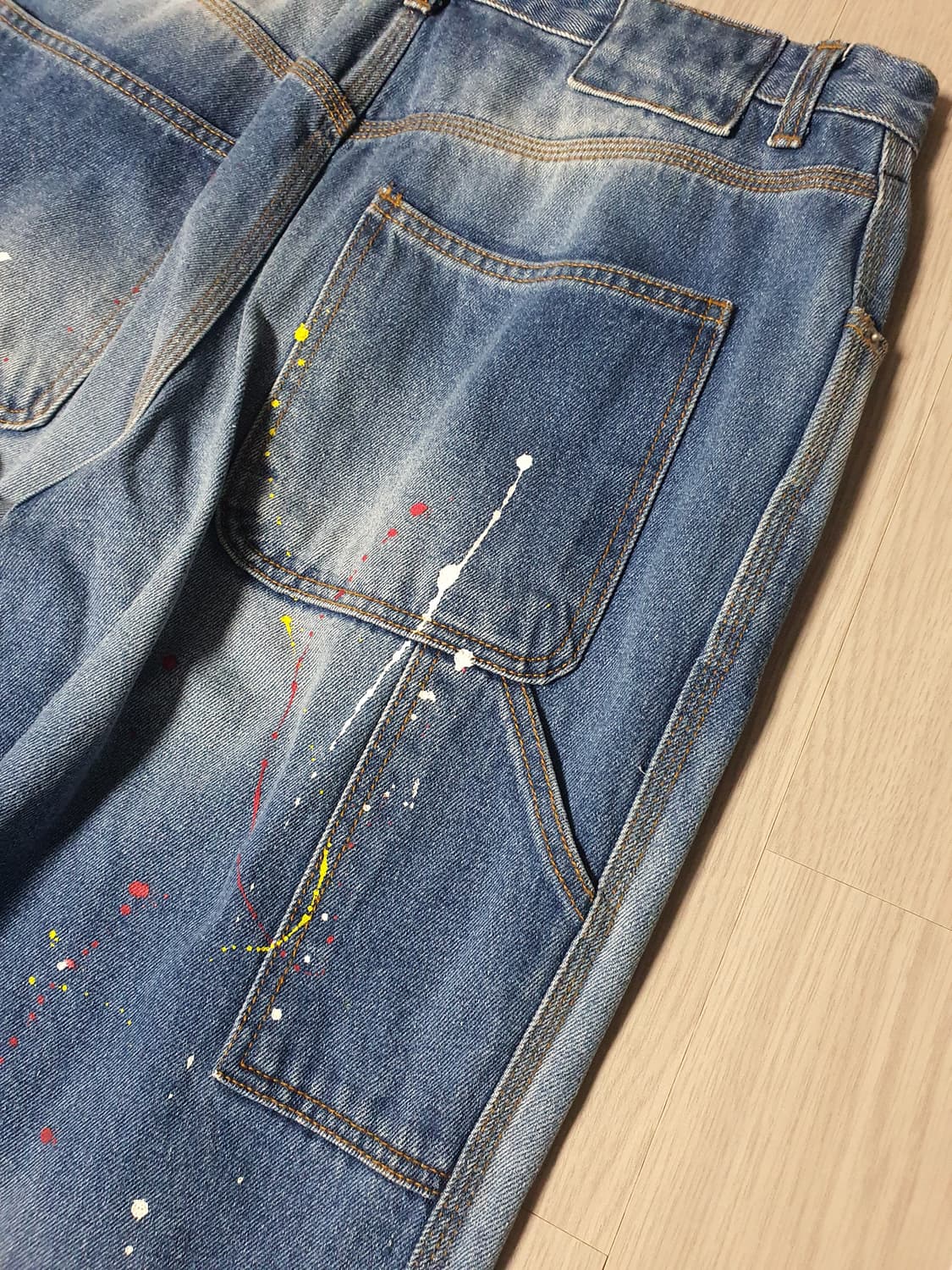 벌스데이수트 페인터 데님 블루 팬츠 상품이미지4