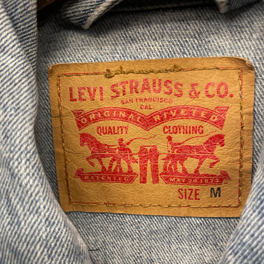 리바이스 빈티지 워시드 데님 트러커 자켓 상품이미지7