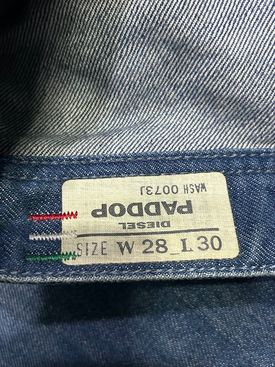 디젤 Diesel PADDOP 데미지 워싱 데님 팬츠 청바지 28인치 상품이미지5