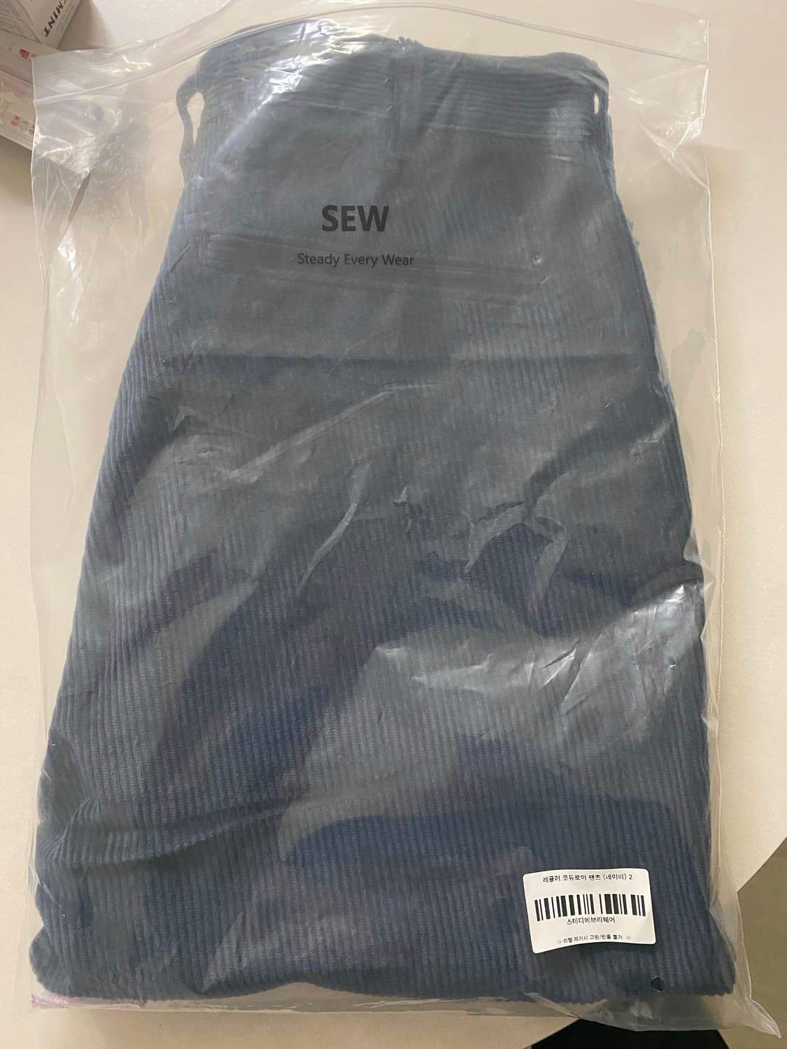 스테디에브리웨어 레귤러 코듀로이팬츠 네이비 상품이미지1