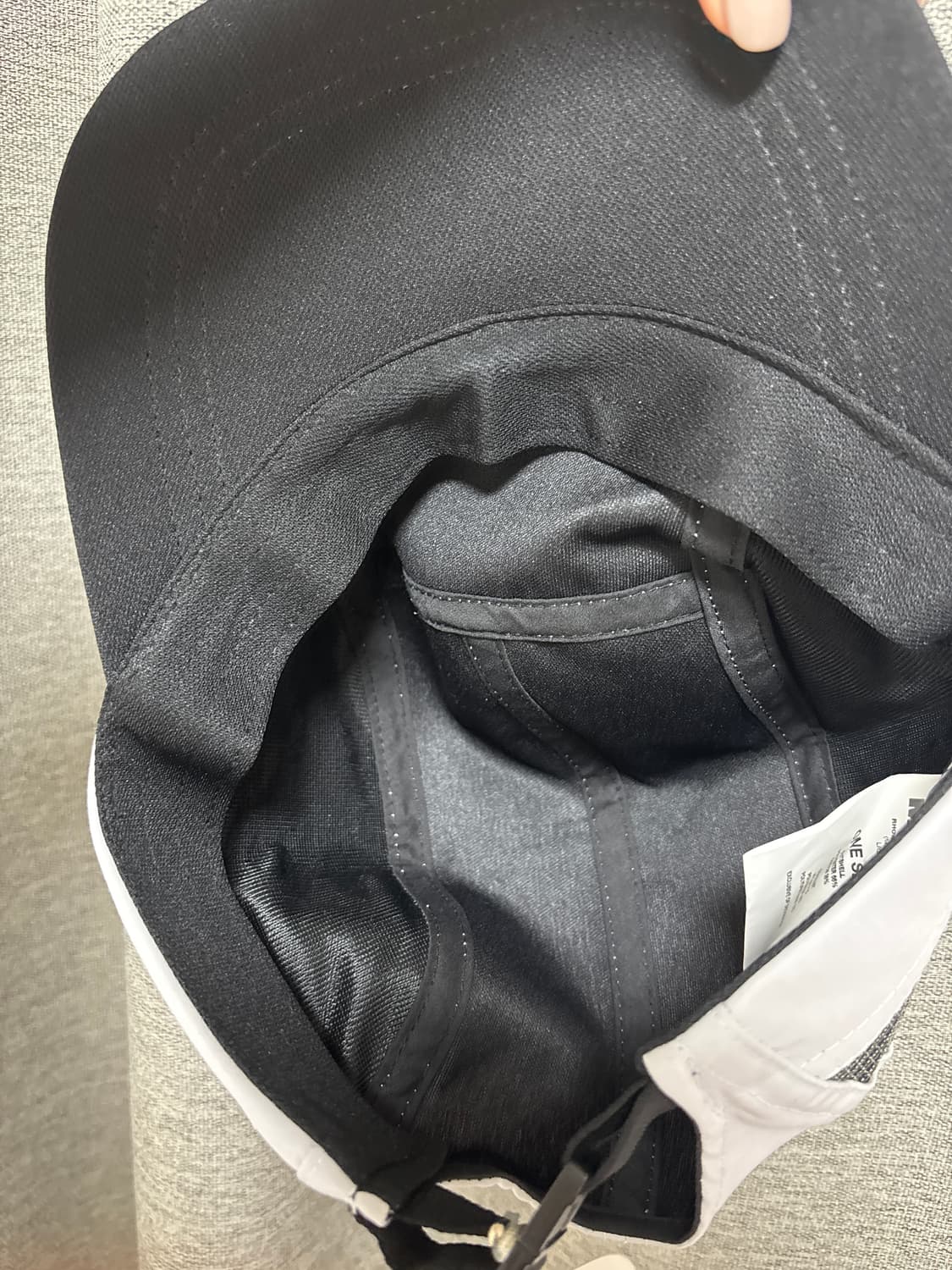 미스치프 롬버스러닝 캡  라이트그레이 상품이미지2