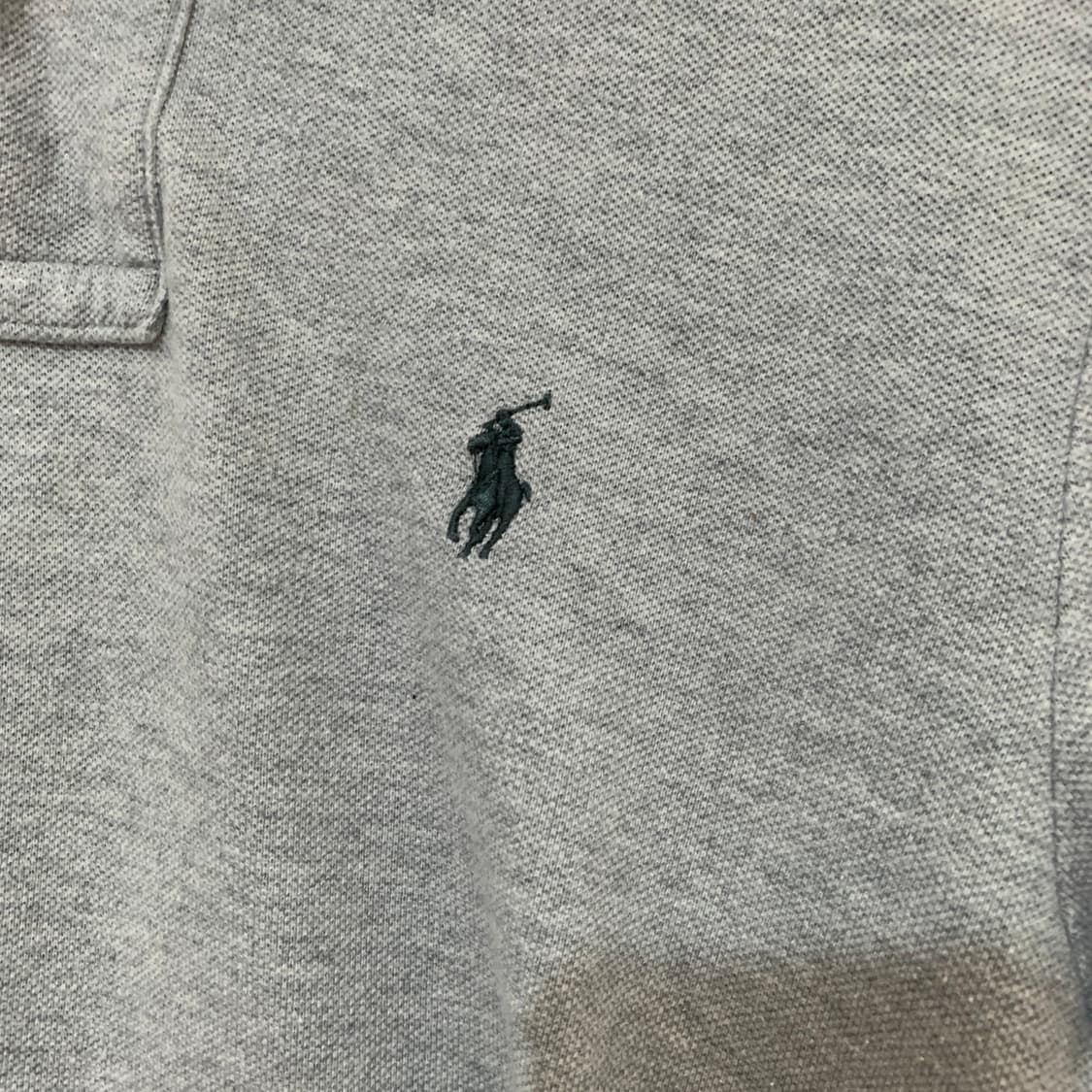 S 폴로랄프로렌 클래식핏 그레이 PK 반팔 카라티 상품이미지3