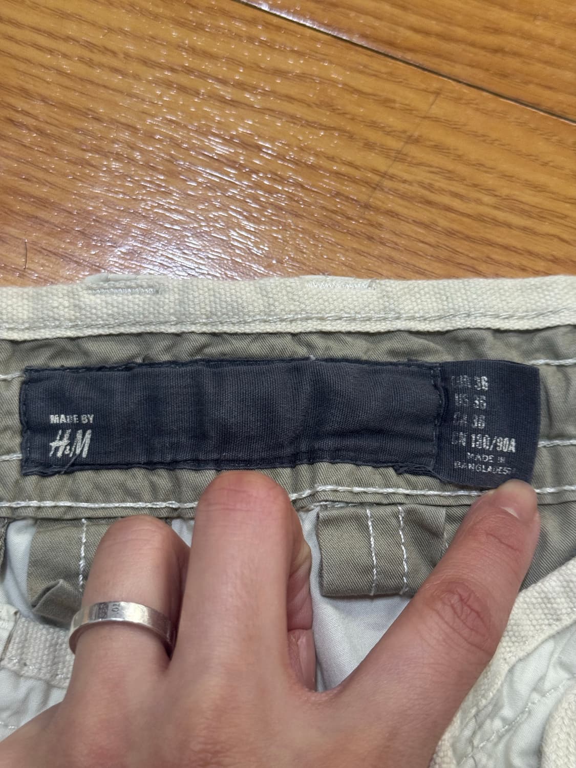 H&M 화이트팬츠 상품이미지3