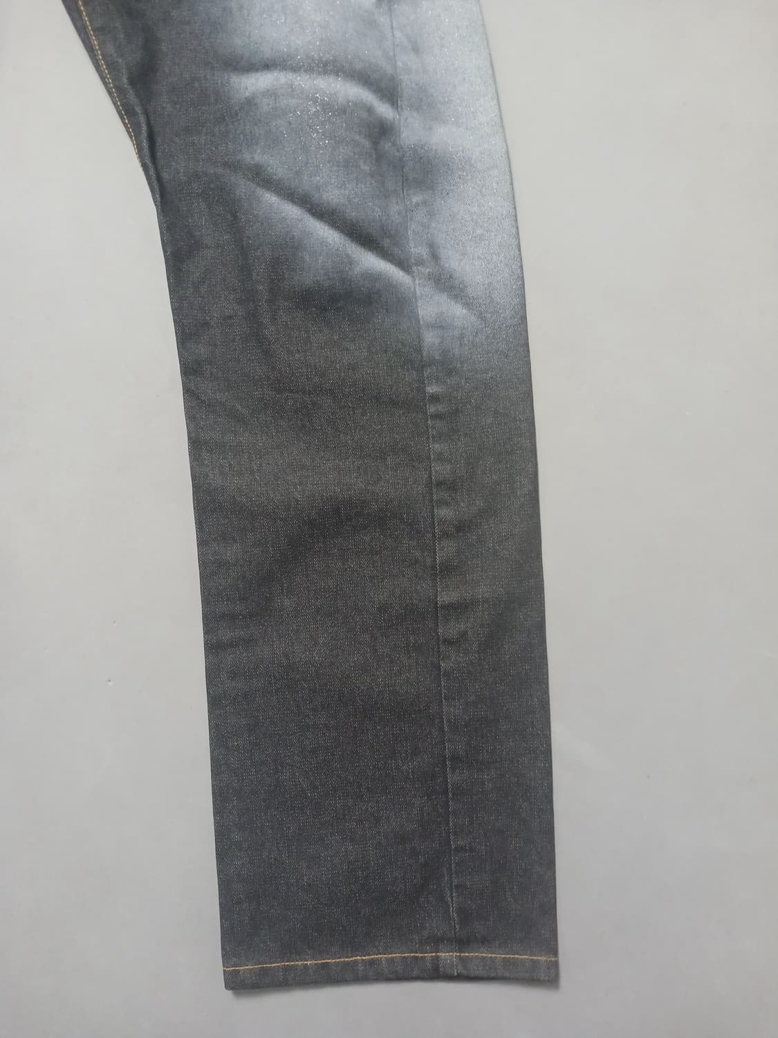 [30] 스포트리플레이 링클 와이드 블랙진 청바지 90s 올드스쿨 상품이미지5