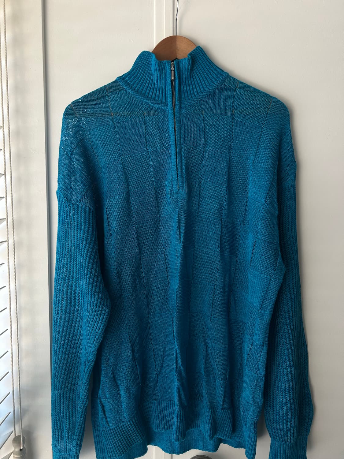 999휴머니티 린넨 니트 집업 상품이미지1