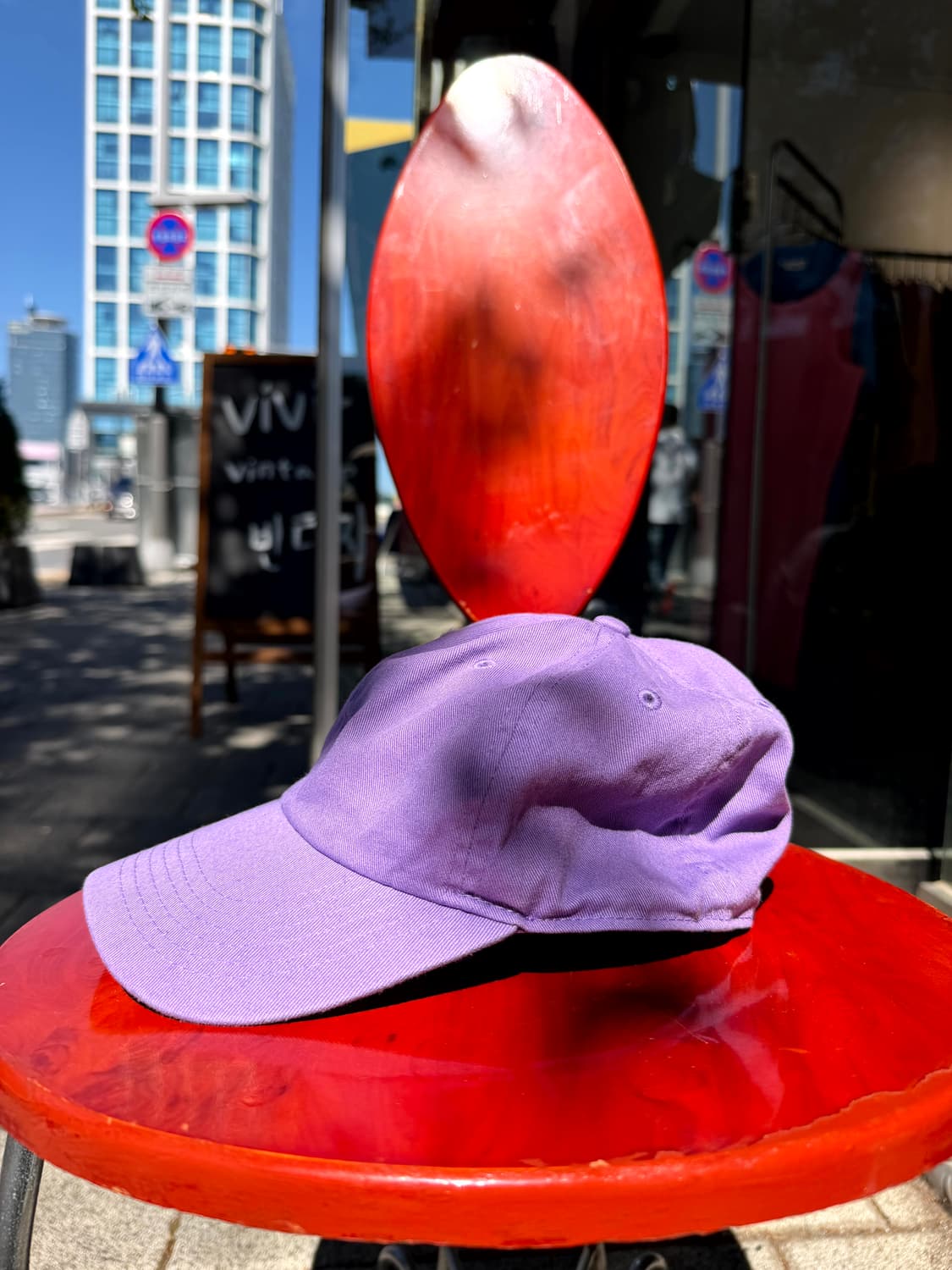 Newhattan Classic Purple Cotton Cap 상품이미지2