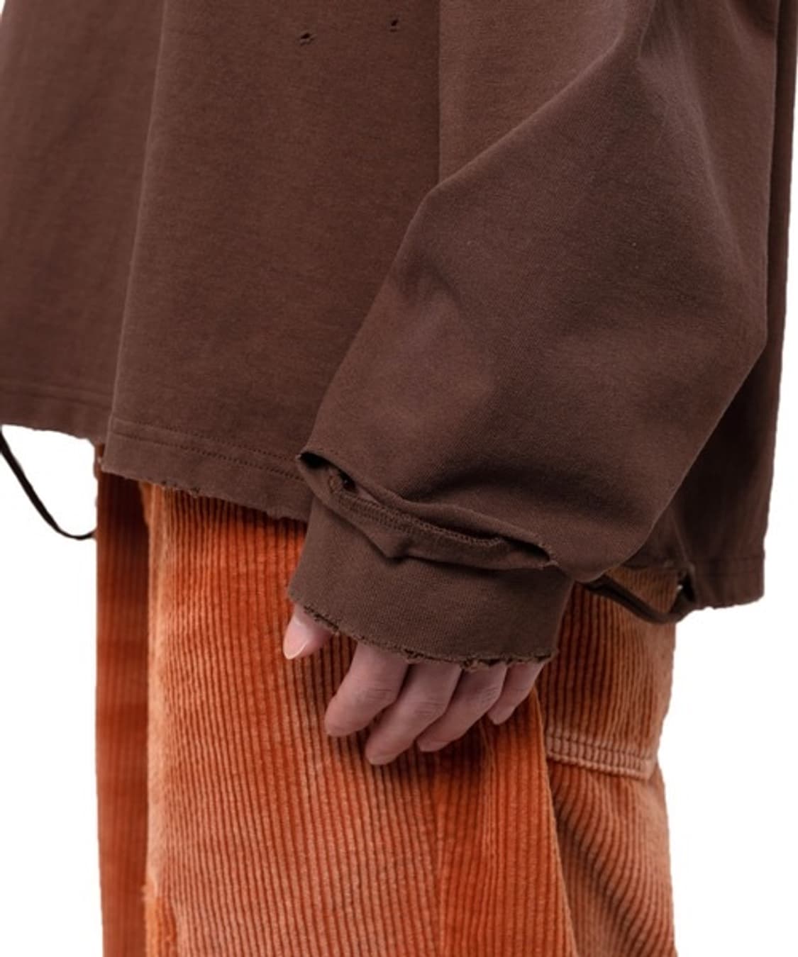 [L] kamiya 디스트로이드 워싱 브라운 상품이미지3