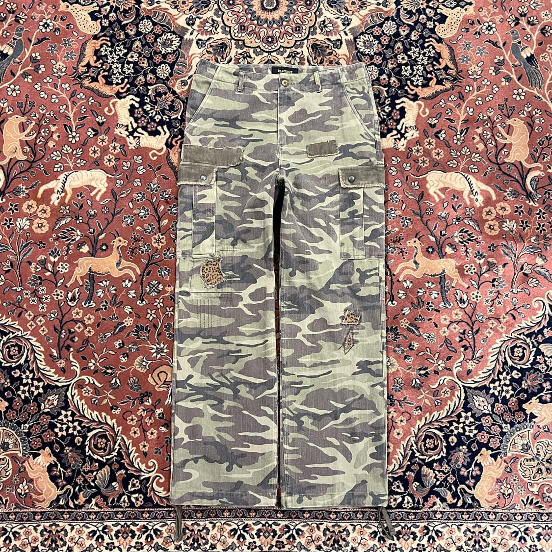 [XL] 블랙아웃 카모 팬츠 상품이미지1