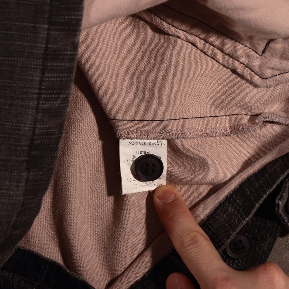 빈티지 흑청 집업 데님자켓 상품이미지4