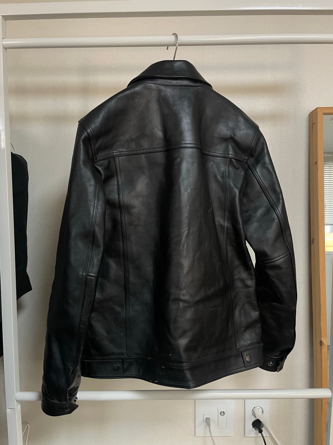 빈티지 카우레더 트러커 자켓  상품이미지2