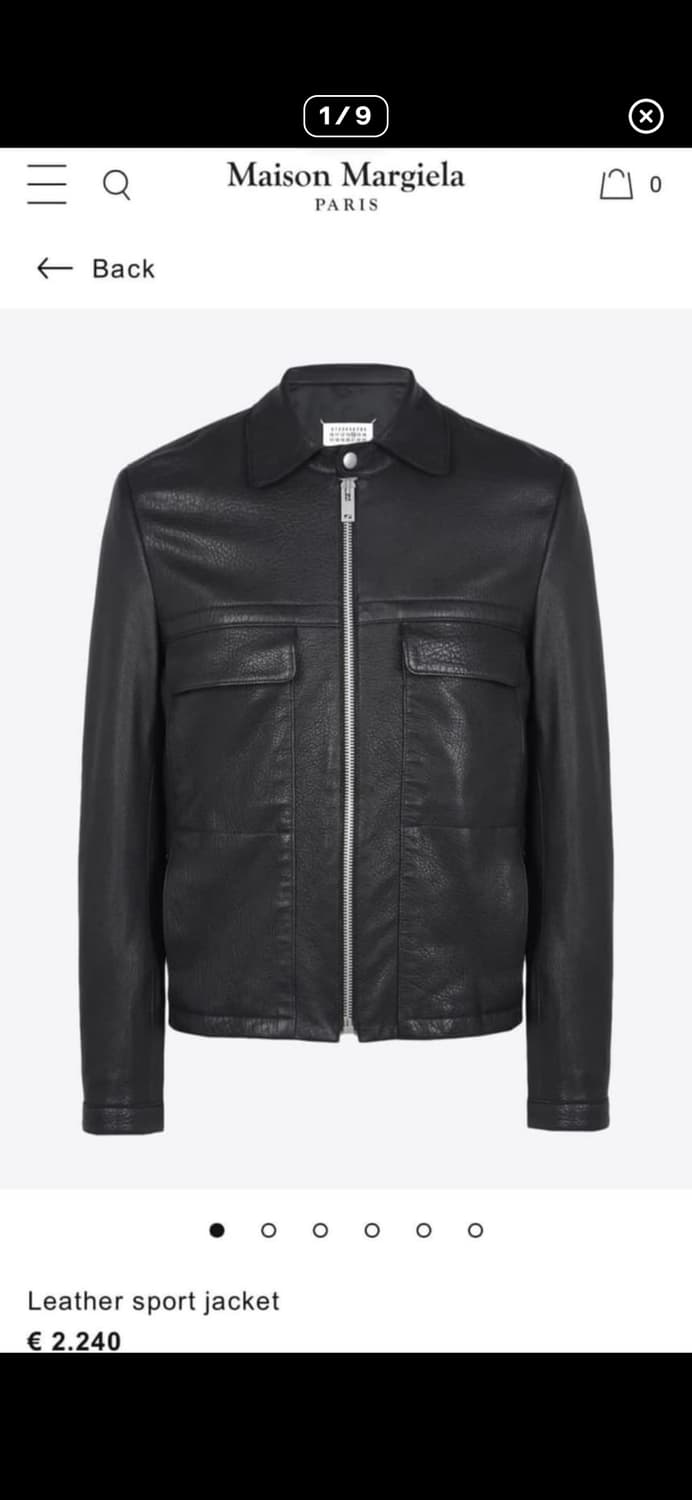 구매) 마르지엘라 17fw 스포츠 자켓 상품이미지2