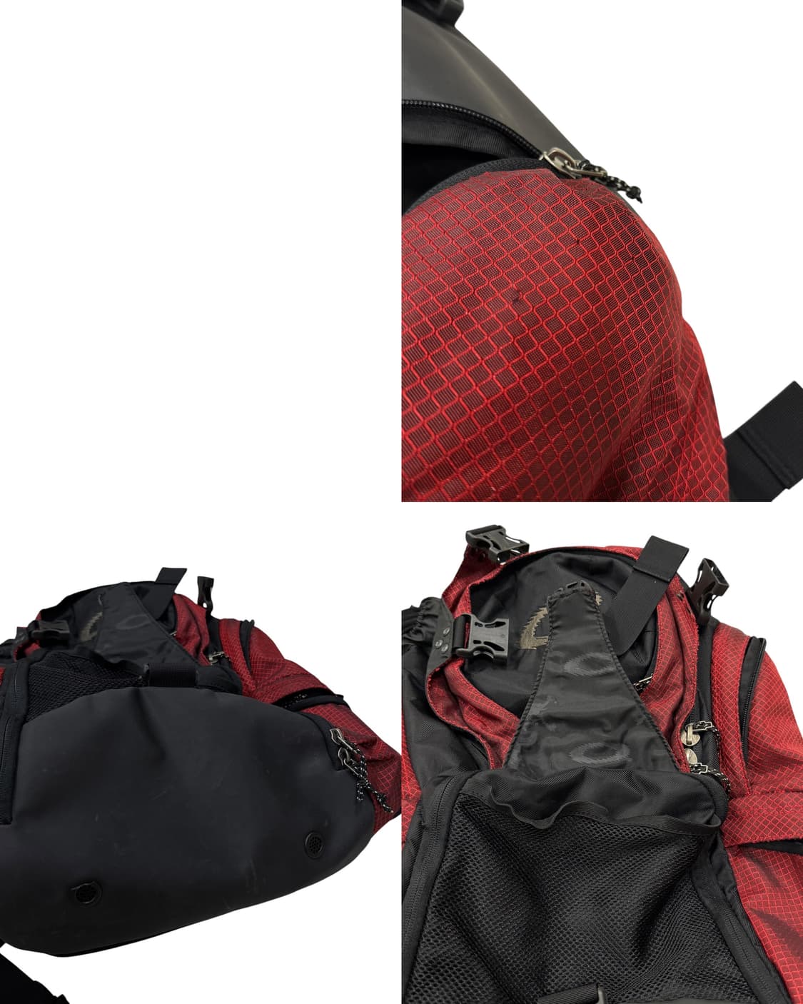 오클리 빈티지 아이콘 테크니컬 유틸리티 백팩 가방 레드 상품이미지10