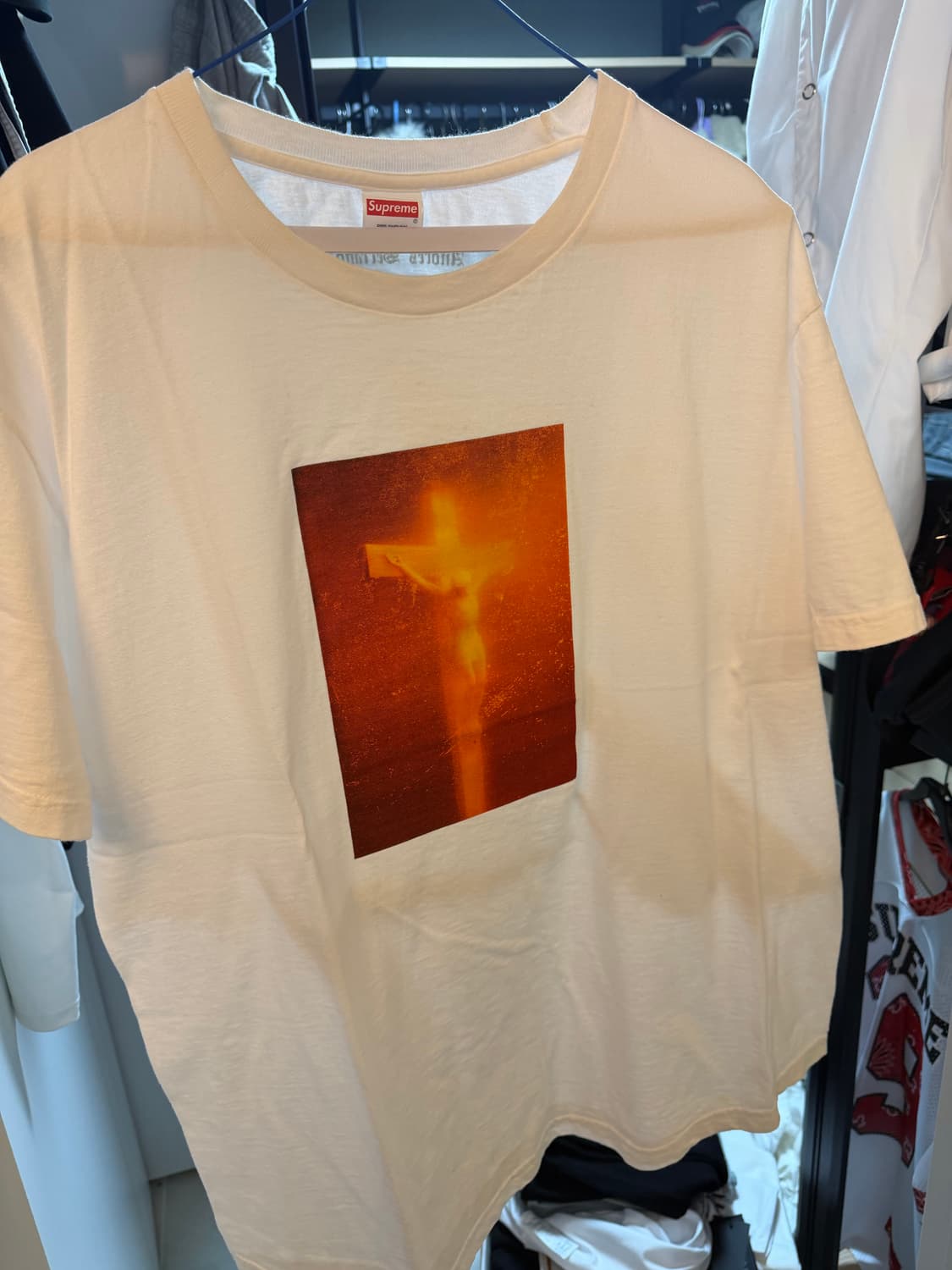 슈프림 피스 크라이스트 반팔 xl 상품이미지1