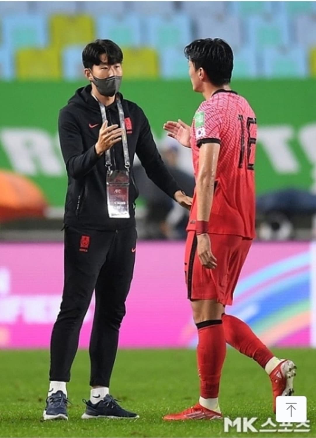 20-22 대한민국 축구 국대 선수지급용 나이키 테크팩 후드집업  상품이미지8