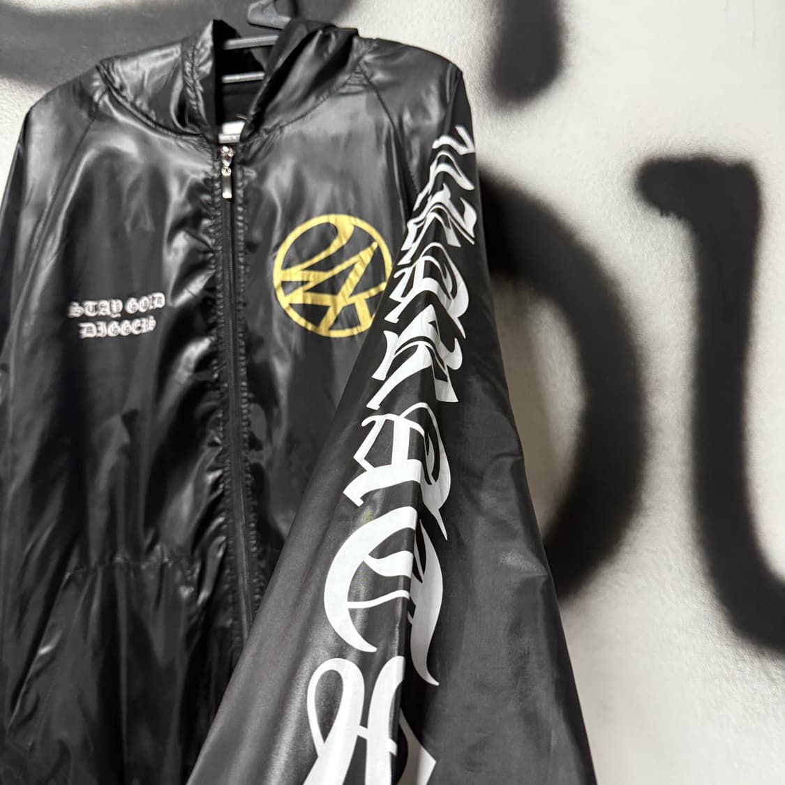 24 Karats Gold 빅 사이즈 우븐 윈드브레이커 자켓 상품이미지4