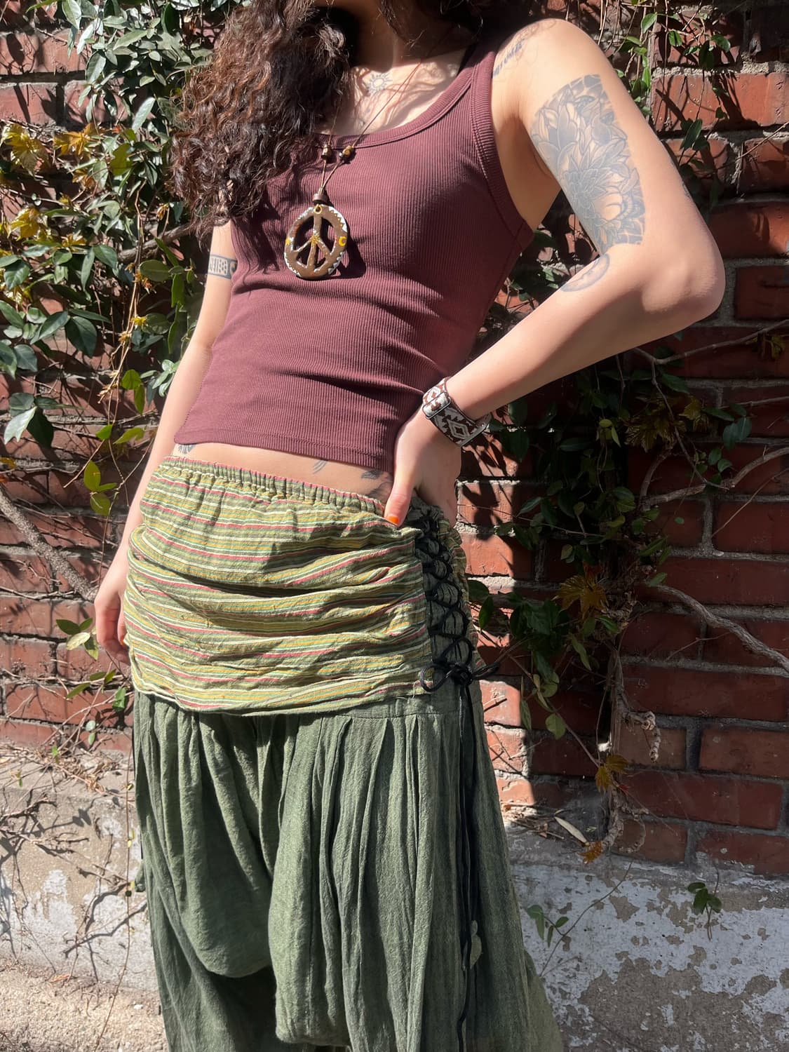 히피 줄무늬 사무엘 팬츠 상품이미지3