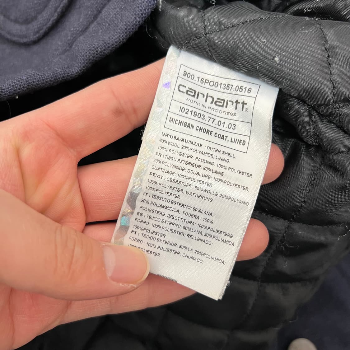 칼하트 WIP 미시건 초어 워크자켓 상품이미지5