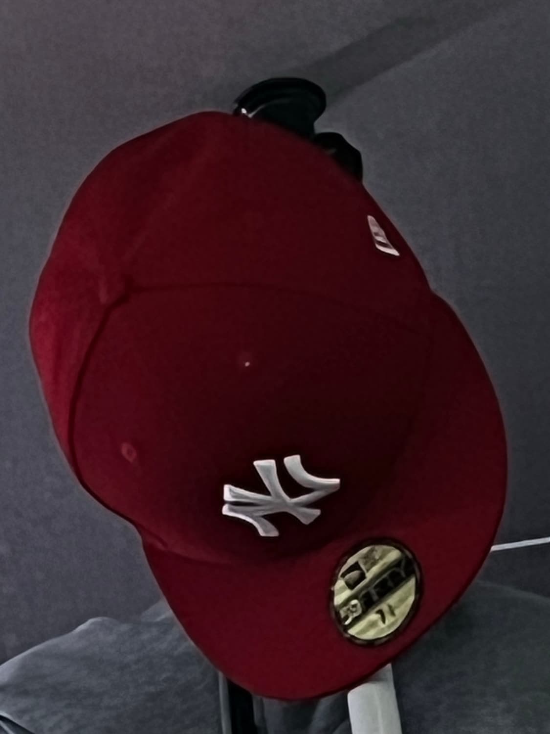 뉴에라 모자 뉴욕양키스 레드 58.7cm 상품이미지1