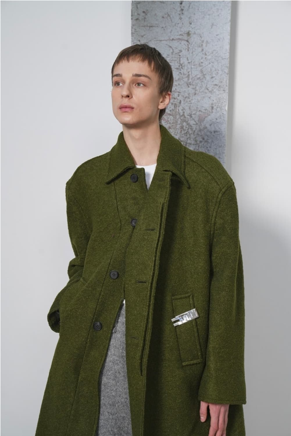 [L] yiyae 맥코트 카키 상품이미지1