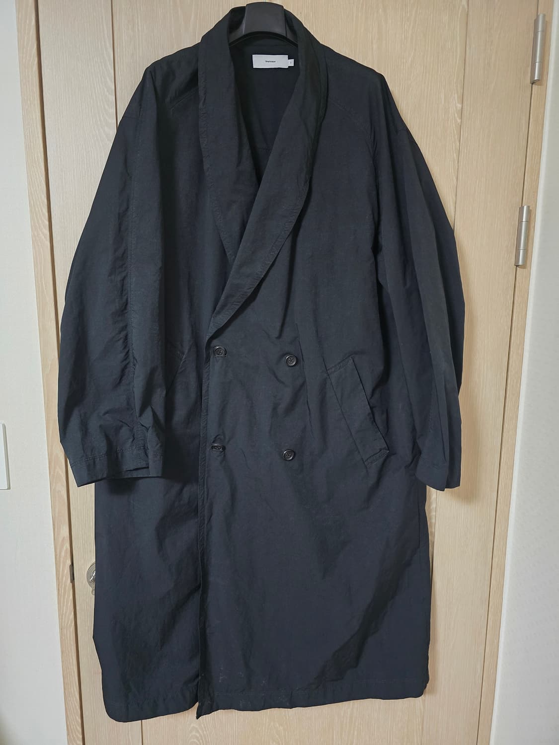 그라프페이퍼 숄카라 코트  상품이미지6