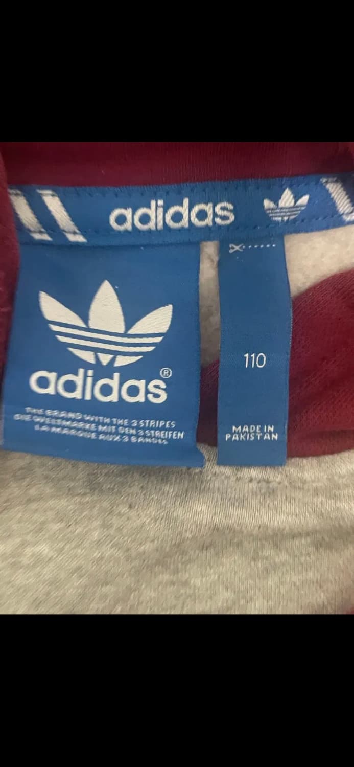 아디다스 버건디 후드티 상품이미지2