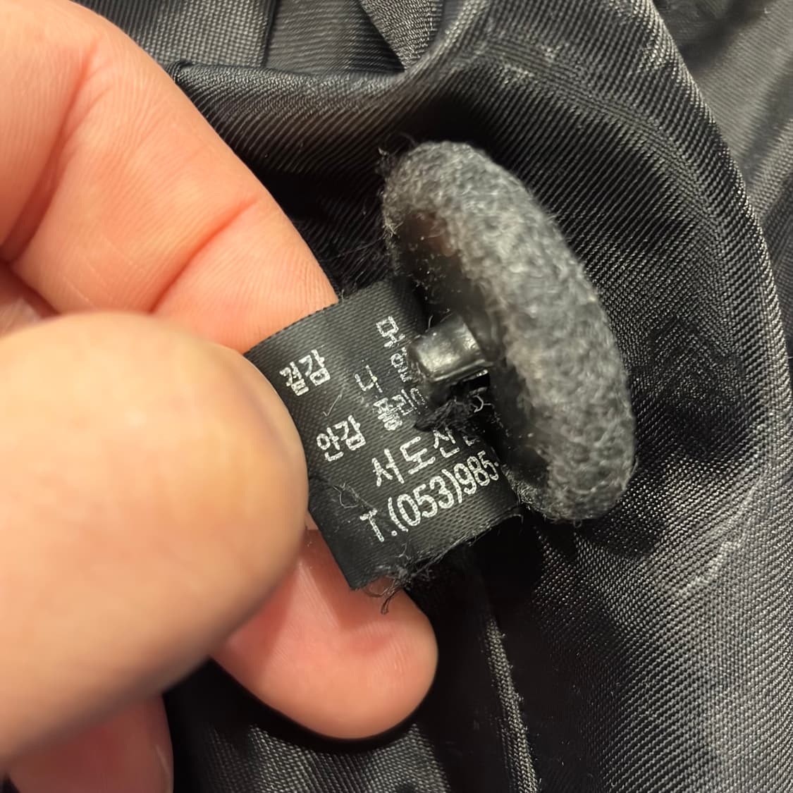 발망 파리 후드 케이프 모직 챠콜 퍼 코트 D373 상품이미지7