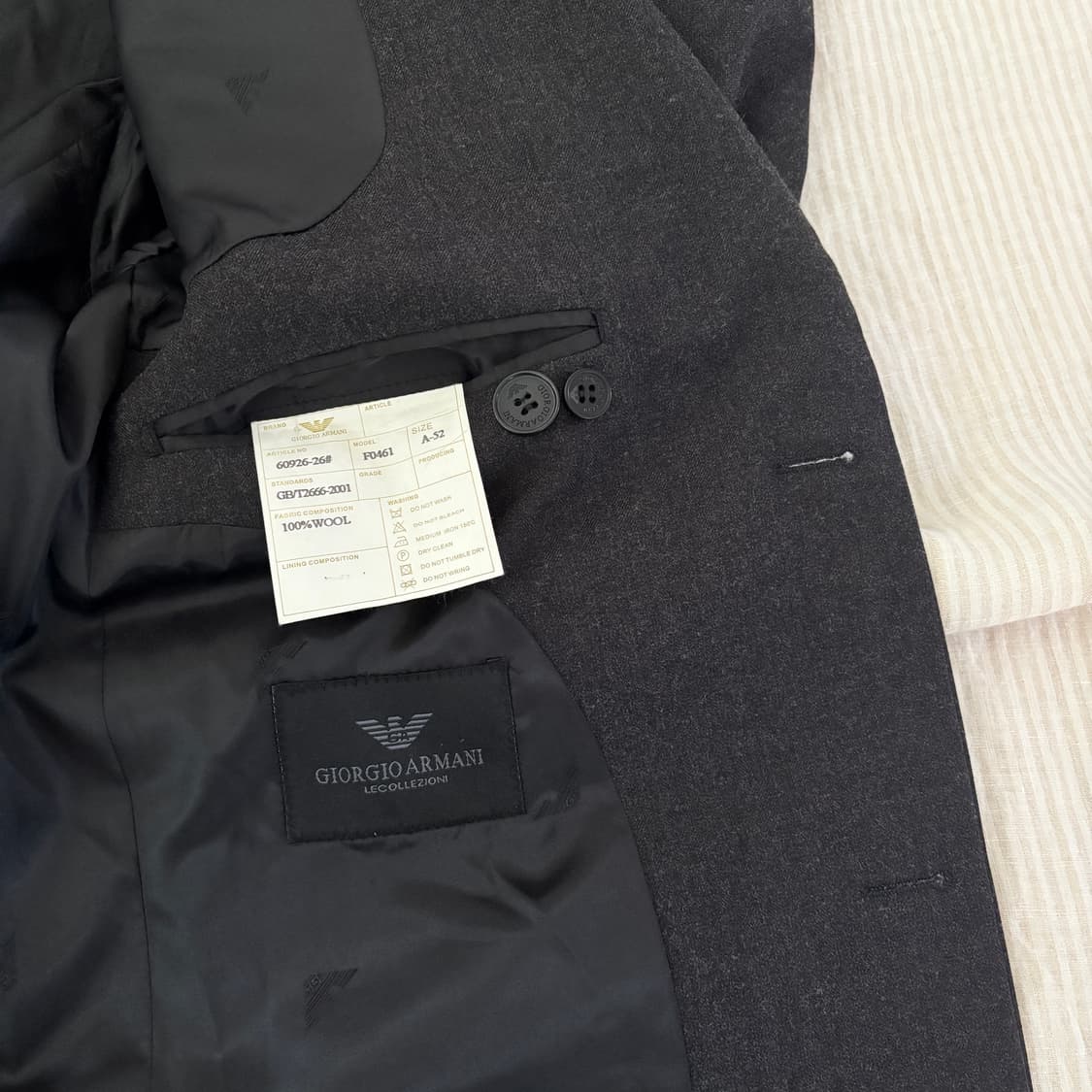  ▫️Giorgio Armani Wool Jacket 상품이미지9