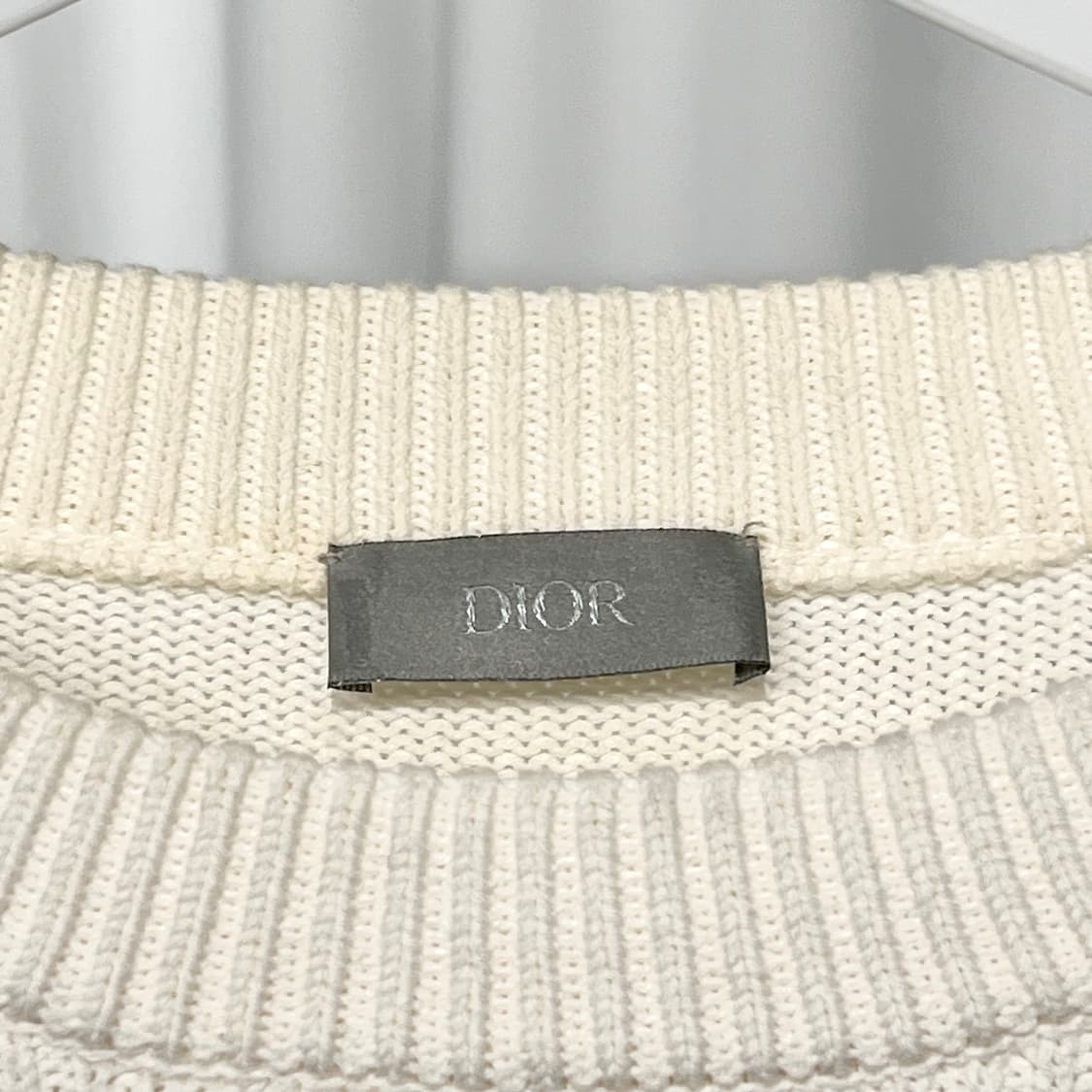(M) 디올 인서트 니트 아이보리  상품이미지4