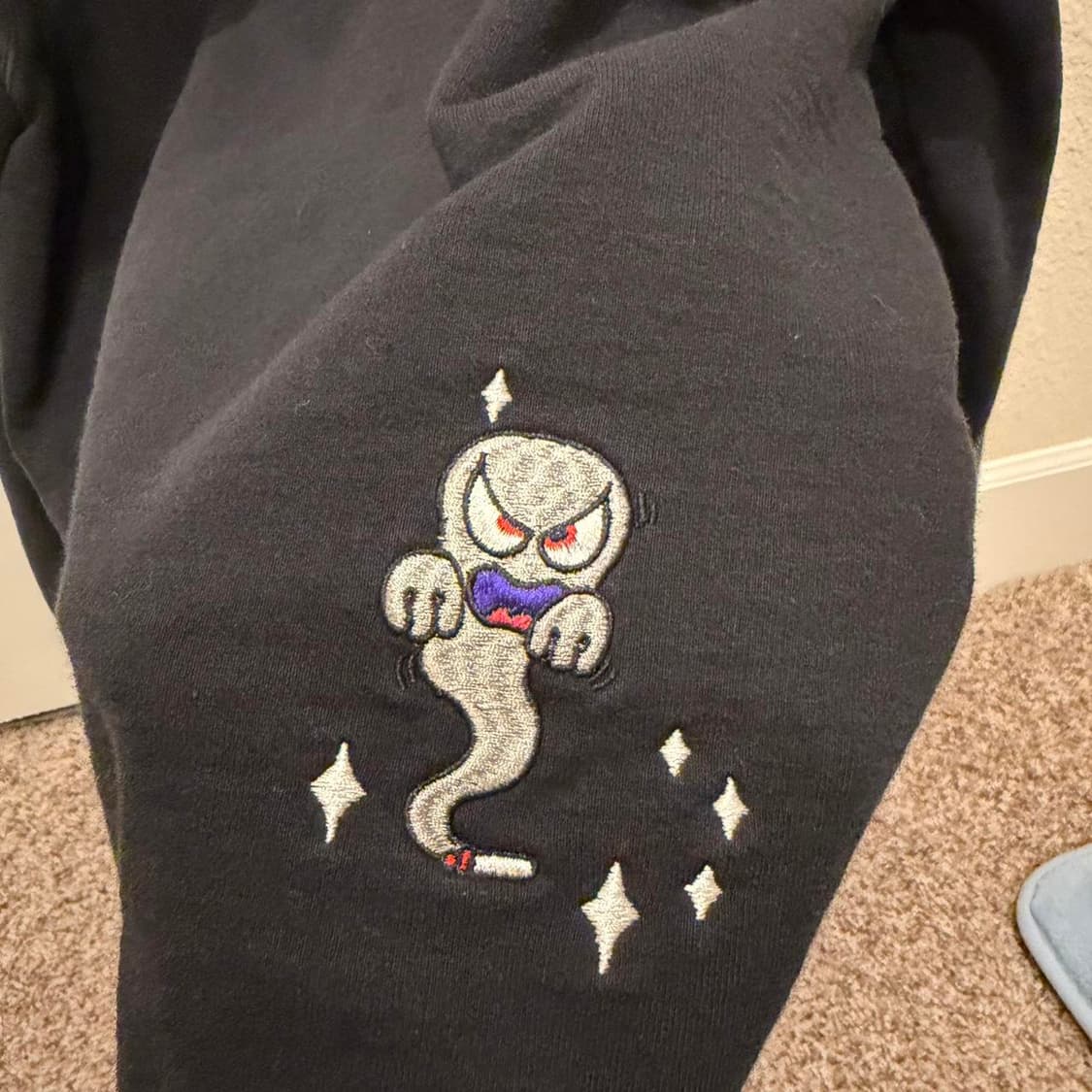 슈프림 엔젤 후드티 스웨트셔츠 블랙 상품이미지6