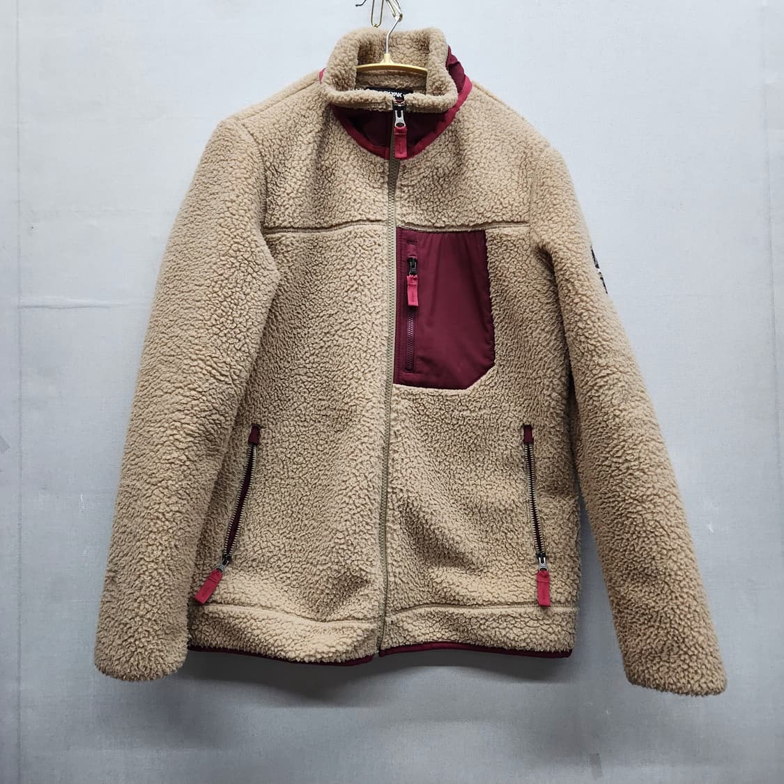 블랙야크 뽀글이 빅포켓 와펜 집업 M 상품이미지1