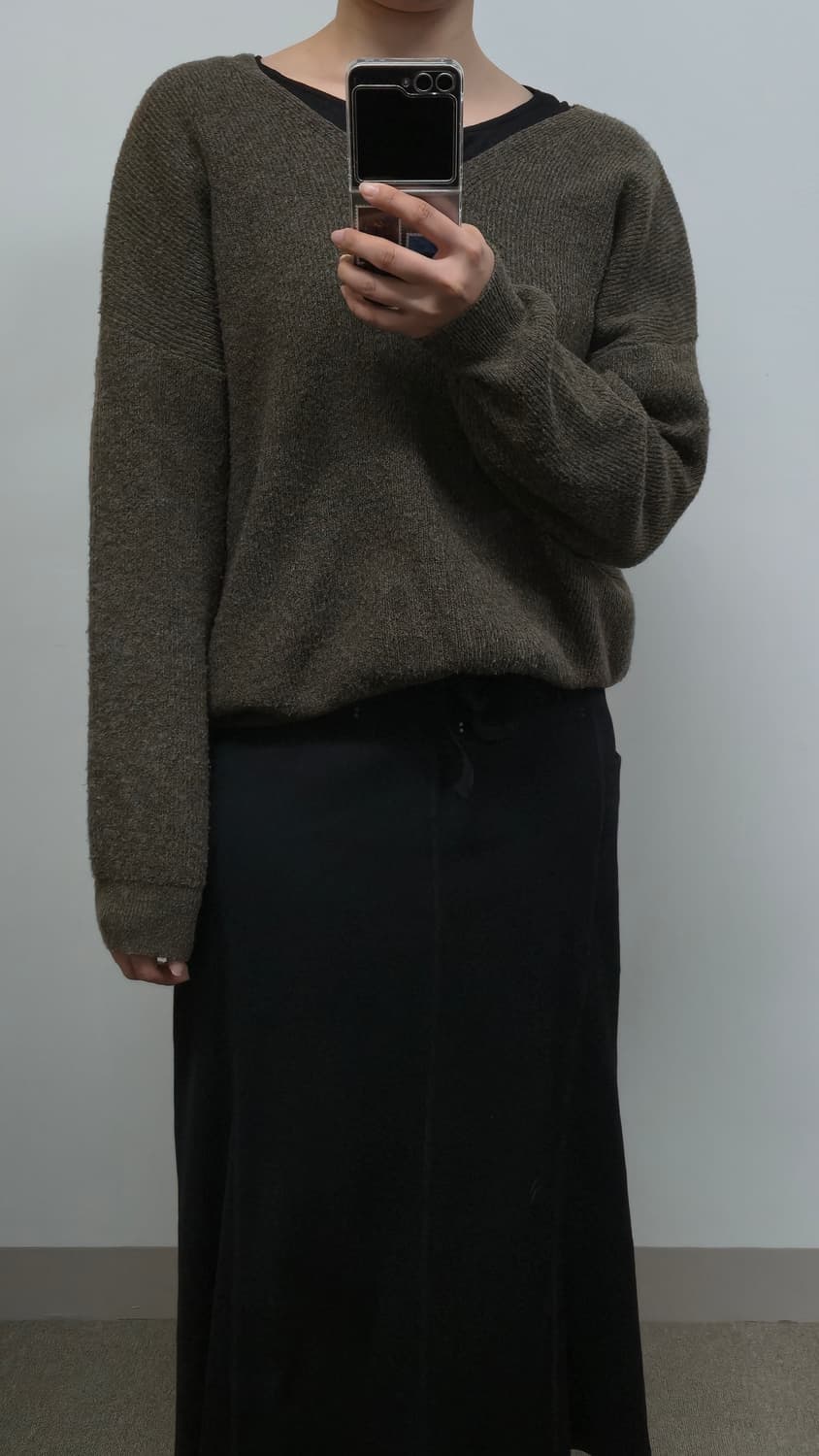 브라운 니트  상품이미지1