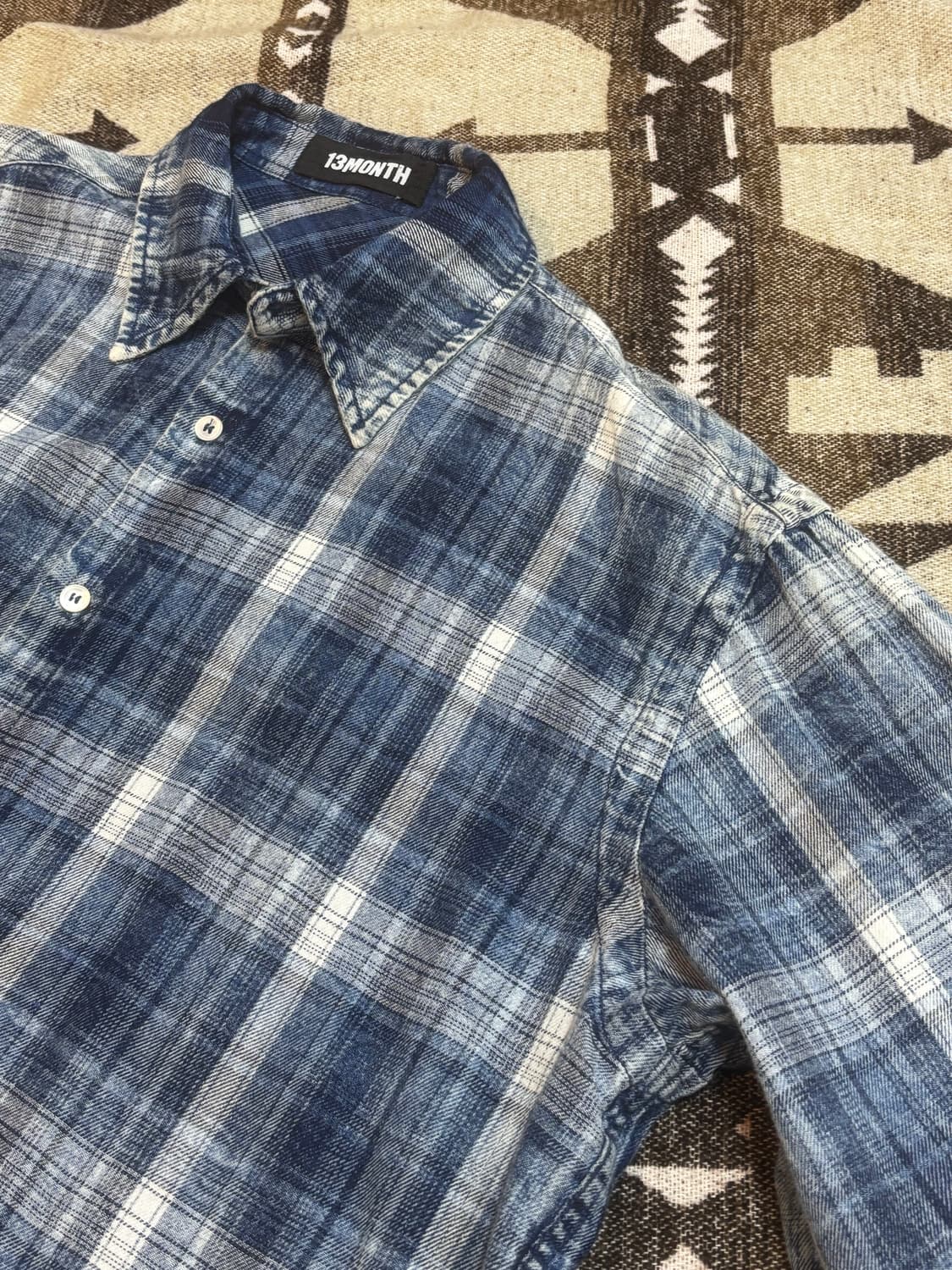 13MONTH 타탄 체크 셔츠 상품이미지6