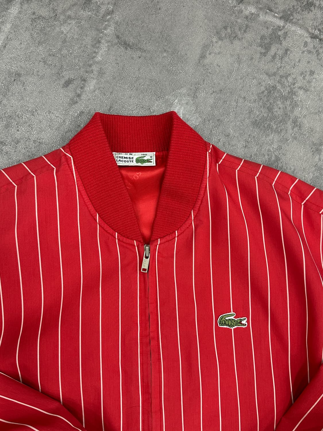 라코스테 스트라이프 빈티지 블루종 상품이미지3