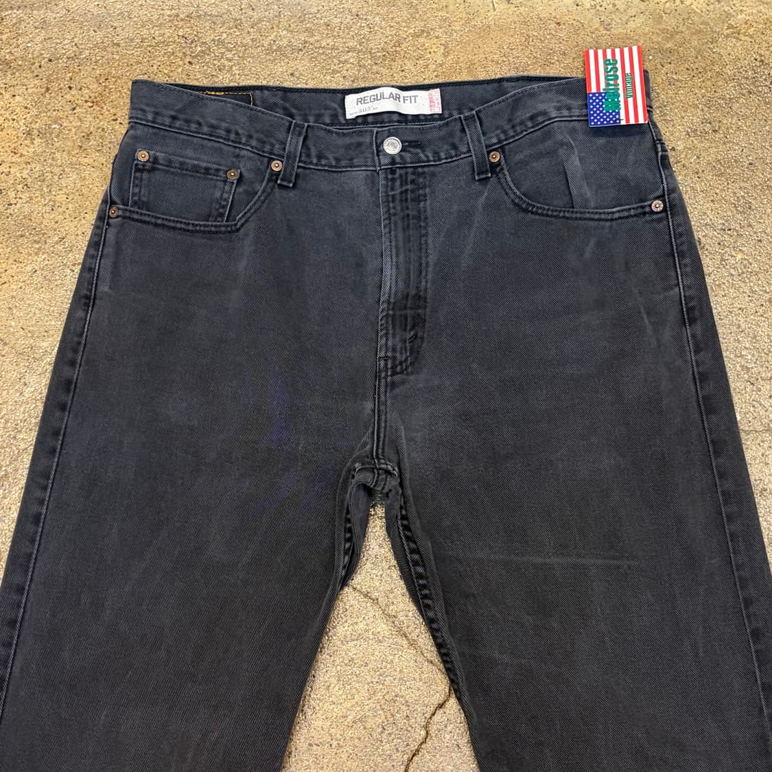 00s 미국 빈티지 리바이스 505 블랙진 청바지 상품이미지2
