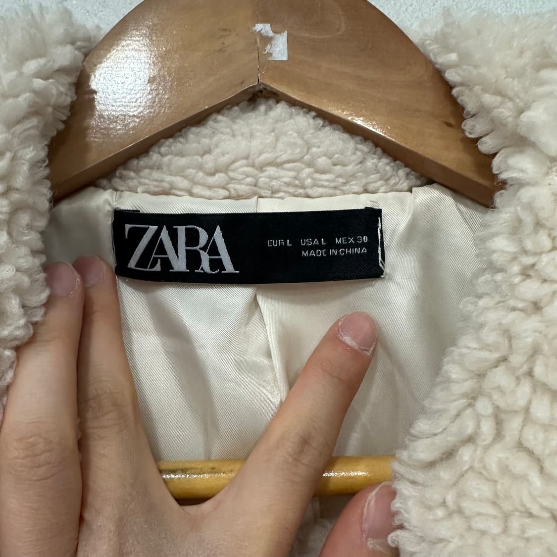 자라 뽀글이 자켓 상품이미지3