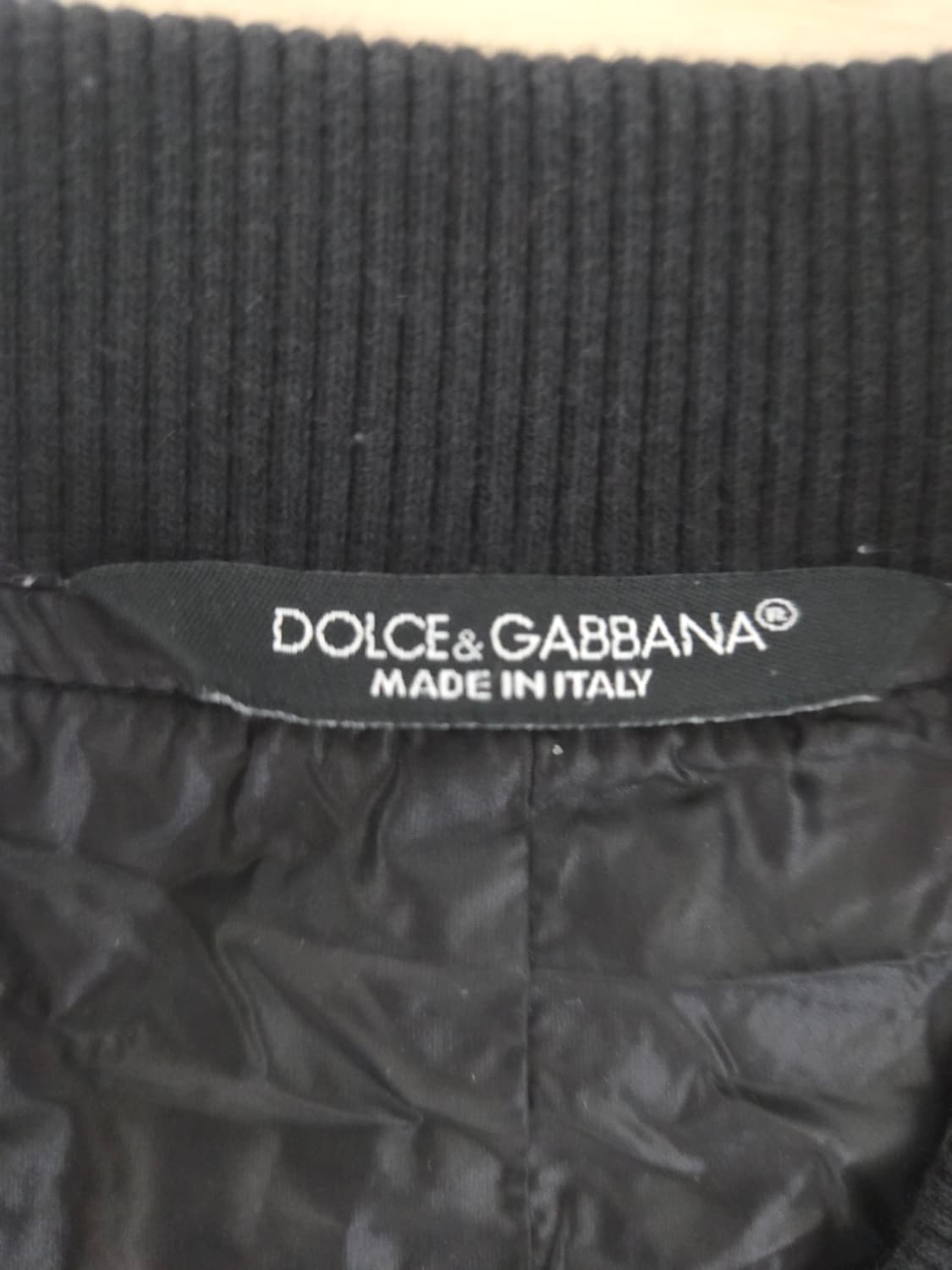 돌체앤가바나 아카이브 메탈 로고 보머 상품이미지3