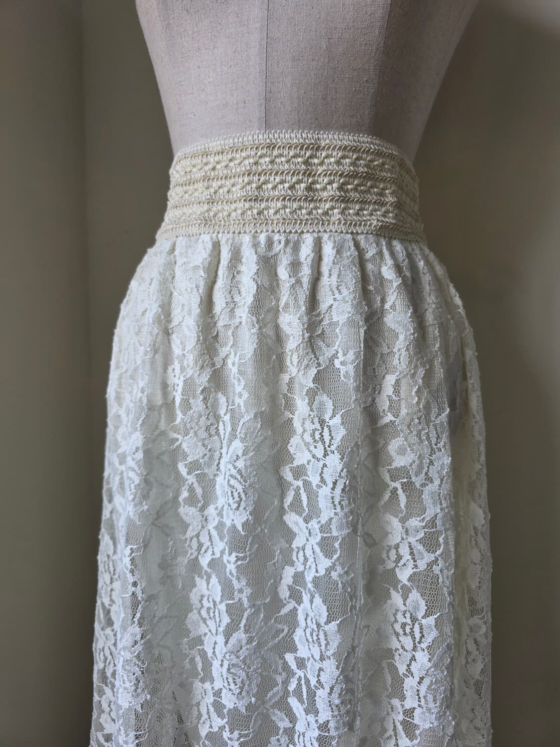 레이스 롱 스커트 상품이미지2