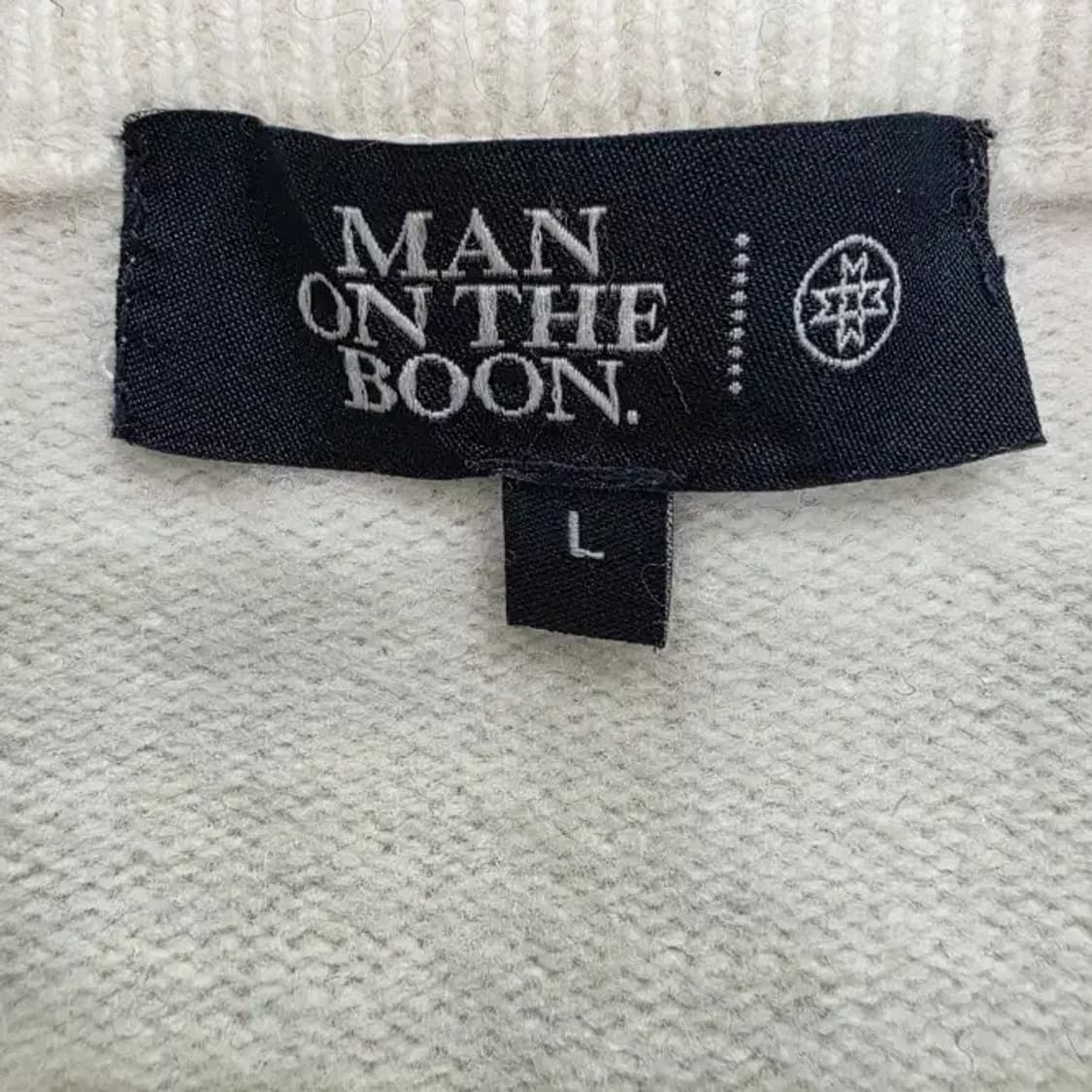 맨온더분 아이보리 울 니트 100 상품이미지9