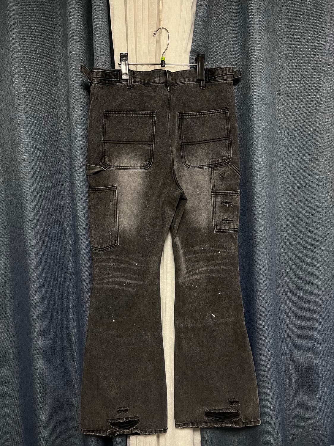 스키즘 인듀싱 새상품 DOUBLE KNEE BOOT CUT JEANS G 상품이미지3