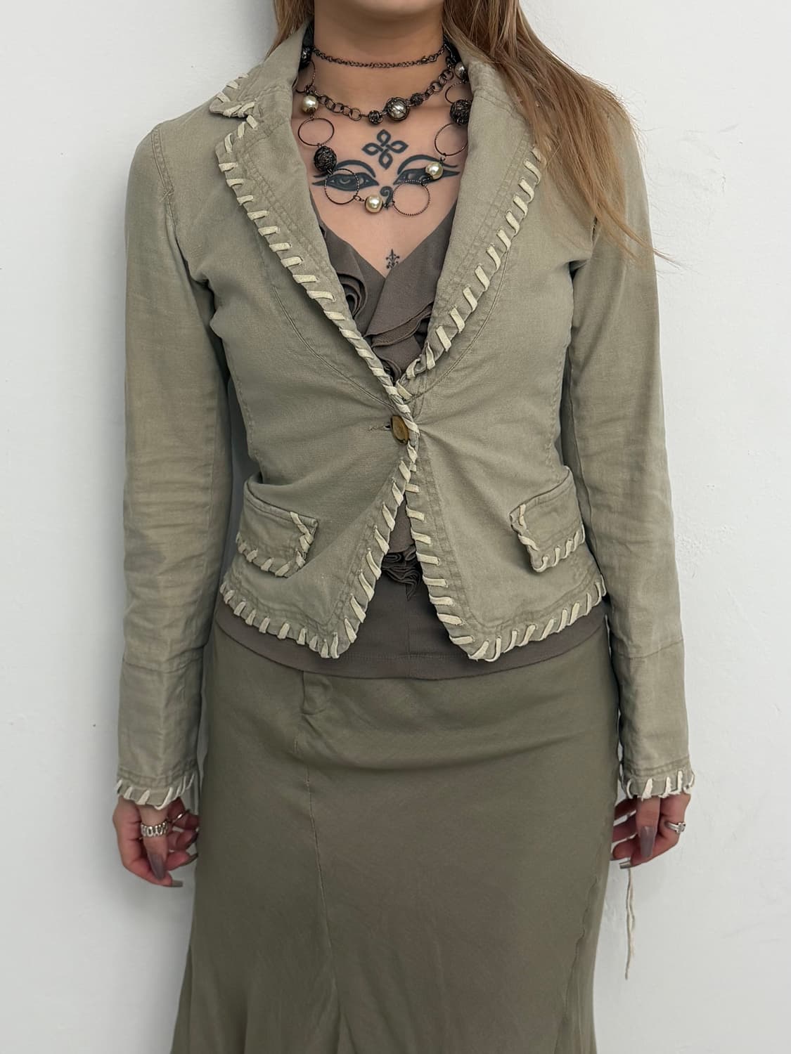 CECIL McBEE 스트링 루프 자켓 상품이미지2