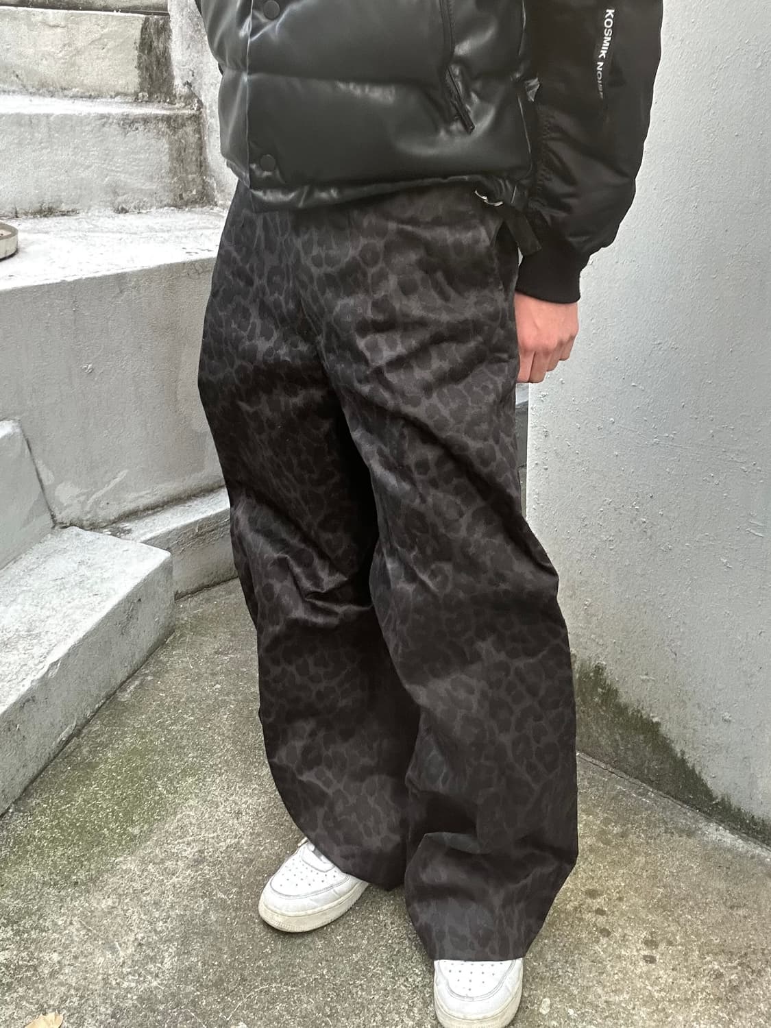 *새상품* YUNSE 레오파드 호피 와이드 팬츠 상품이미지2