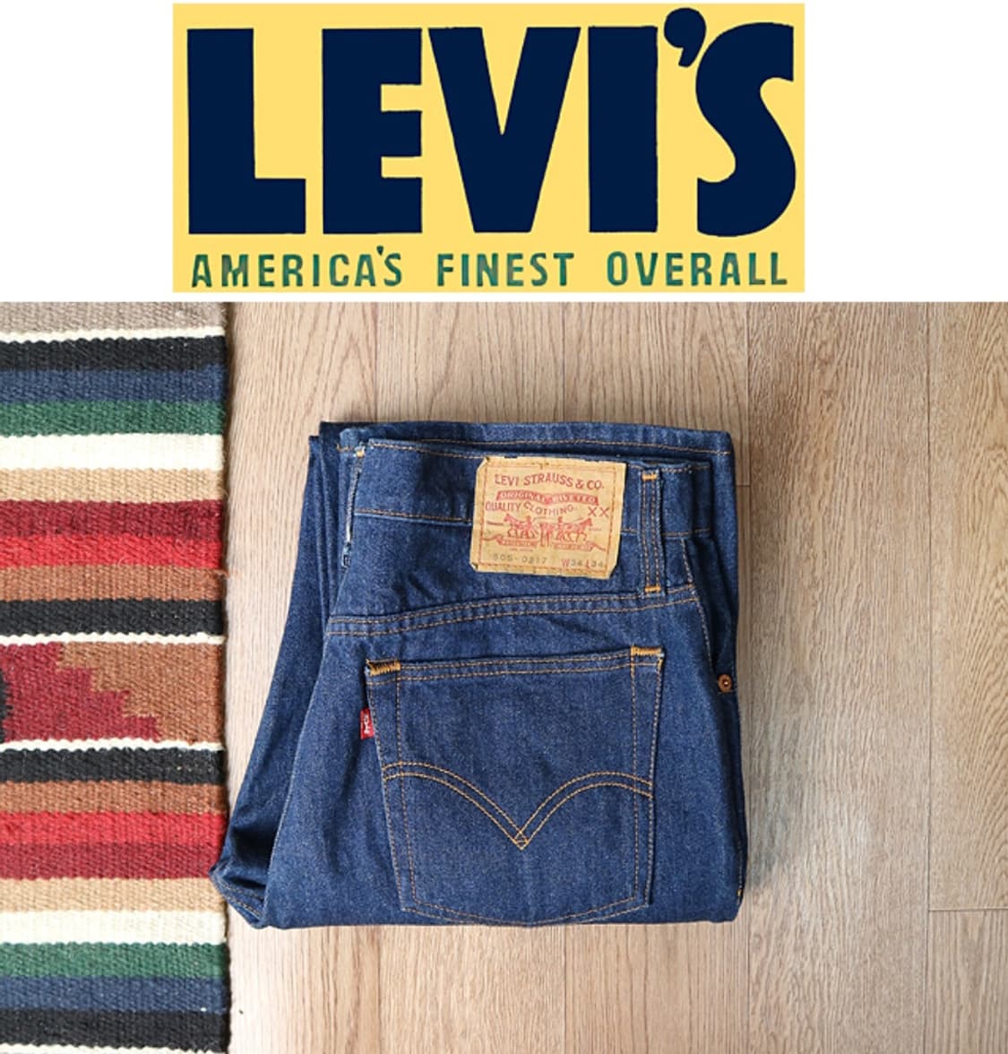 일본판 80S LEVIS 리바이스 505-0217 빈티지 데님
1981년 상품이미지1