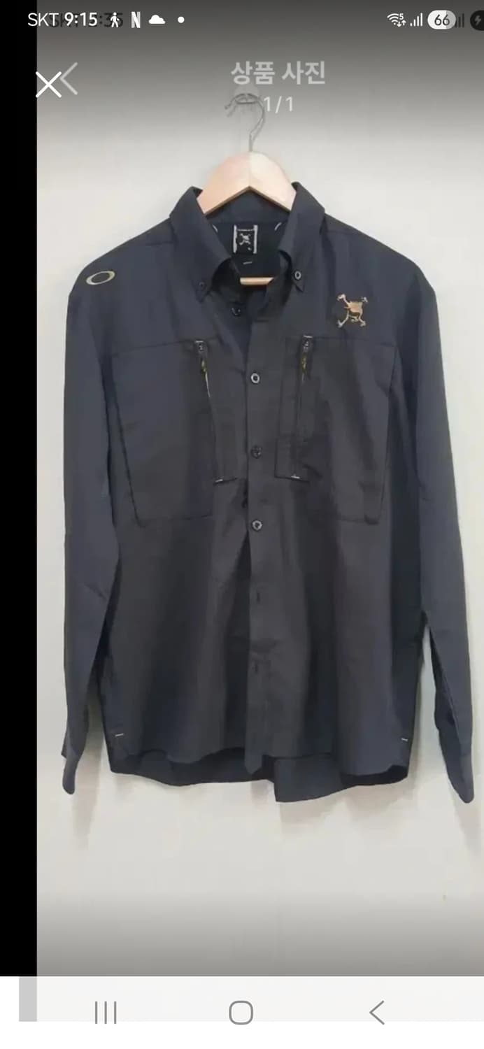 오클리 남성 블랙셔츠 상품이미지1