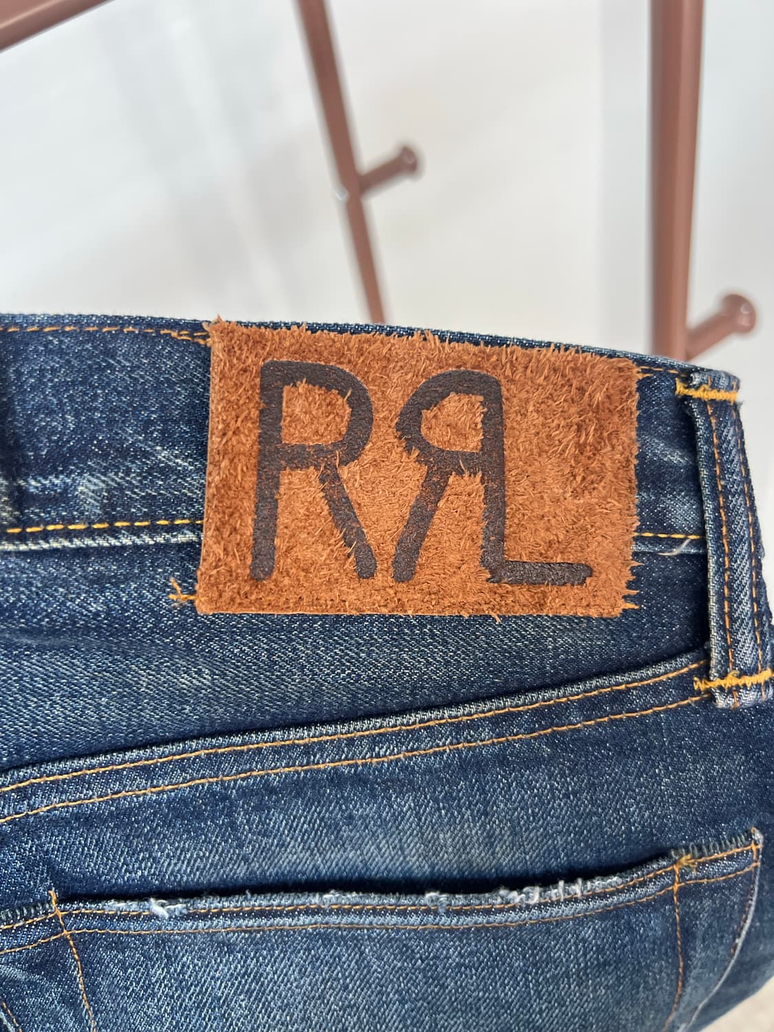 RRL/스트레이트핏 홀리 셀비지 진(32/32) 상품이미지5