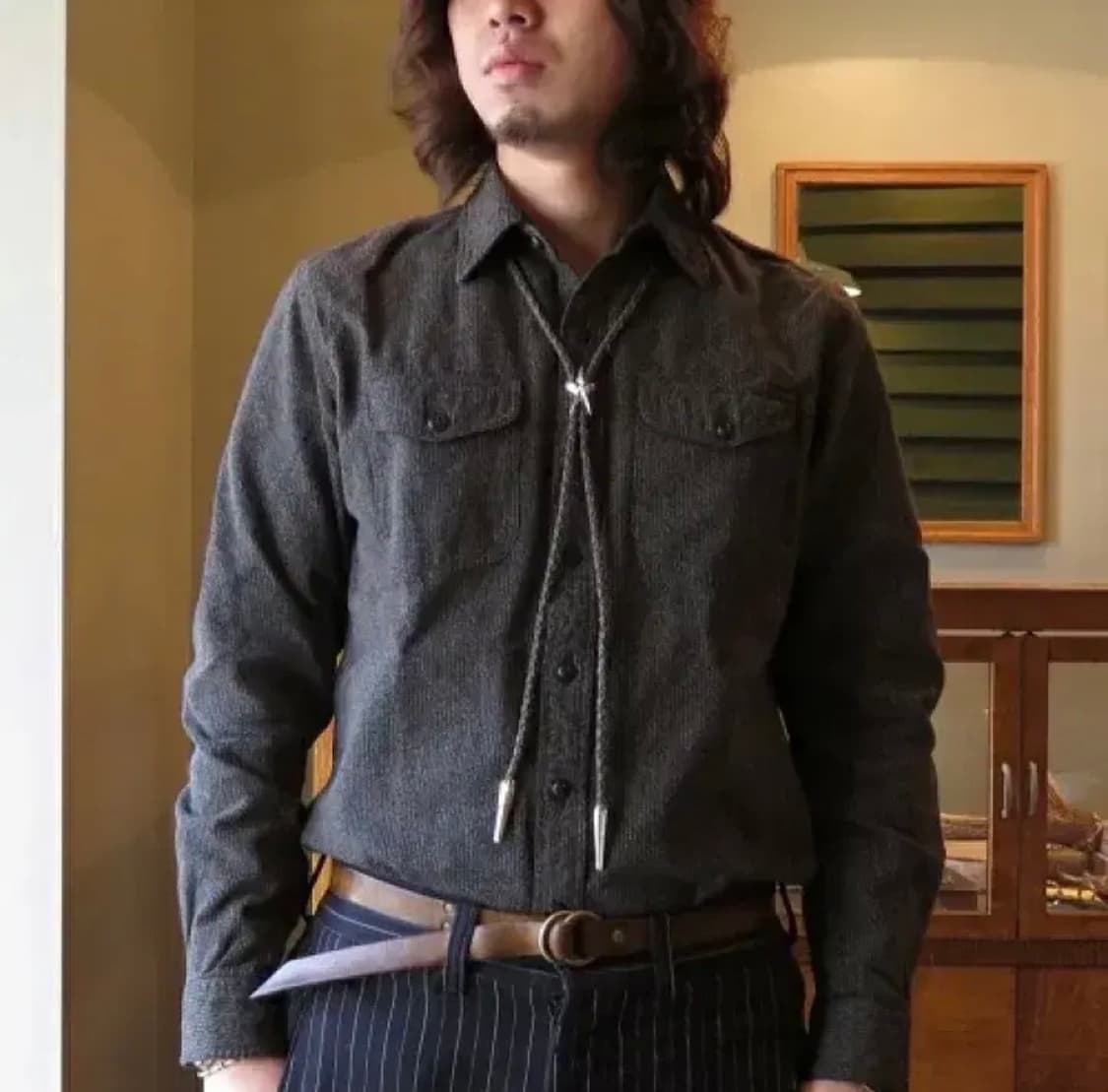 넘버나인 2007AW "Gun Bullet Bolo Tie" 상품이미지9