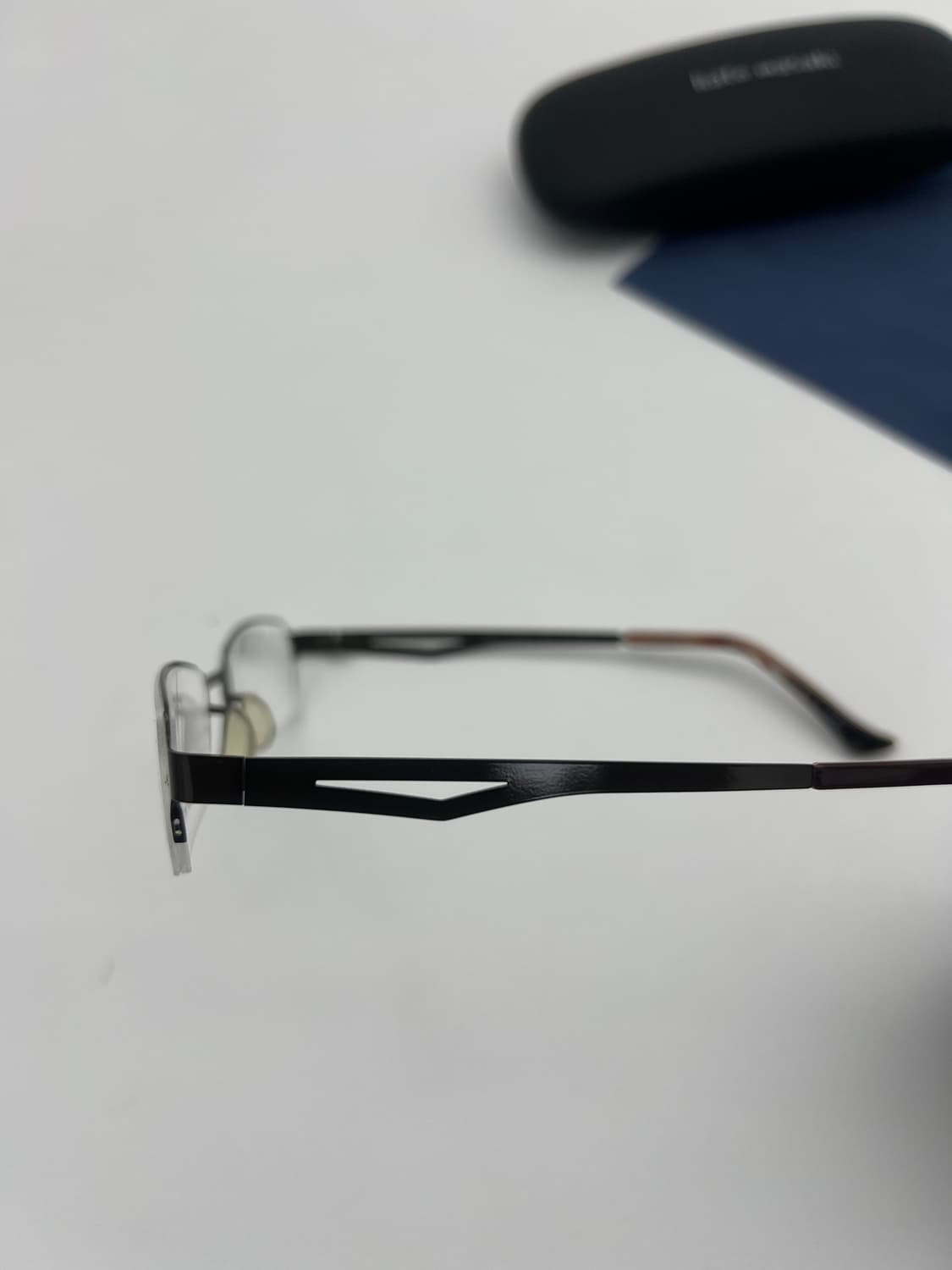 카토 마사키 Kato masaki 반무테 스퀘어 안경 KMJ-110J 상품이미지6