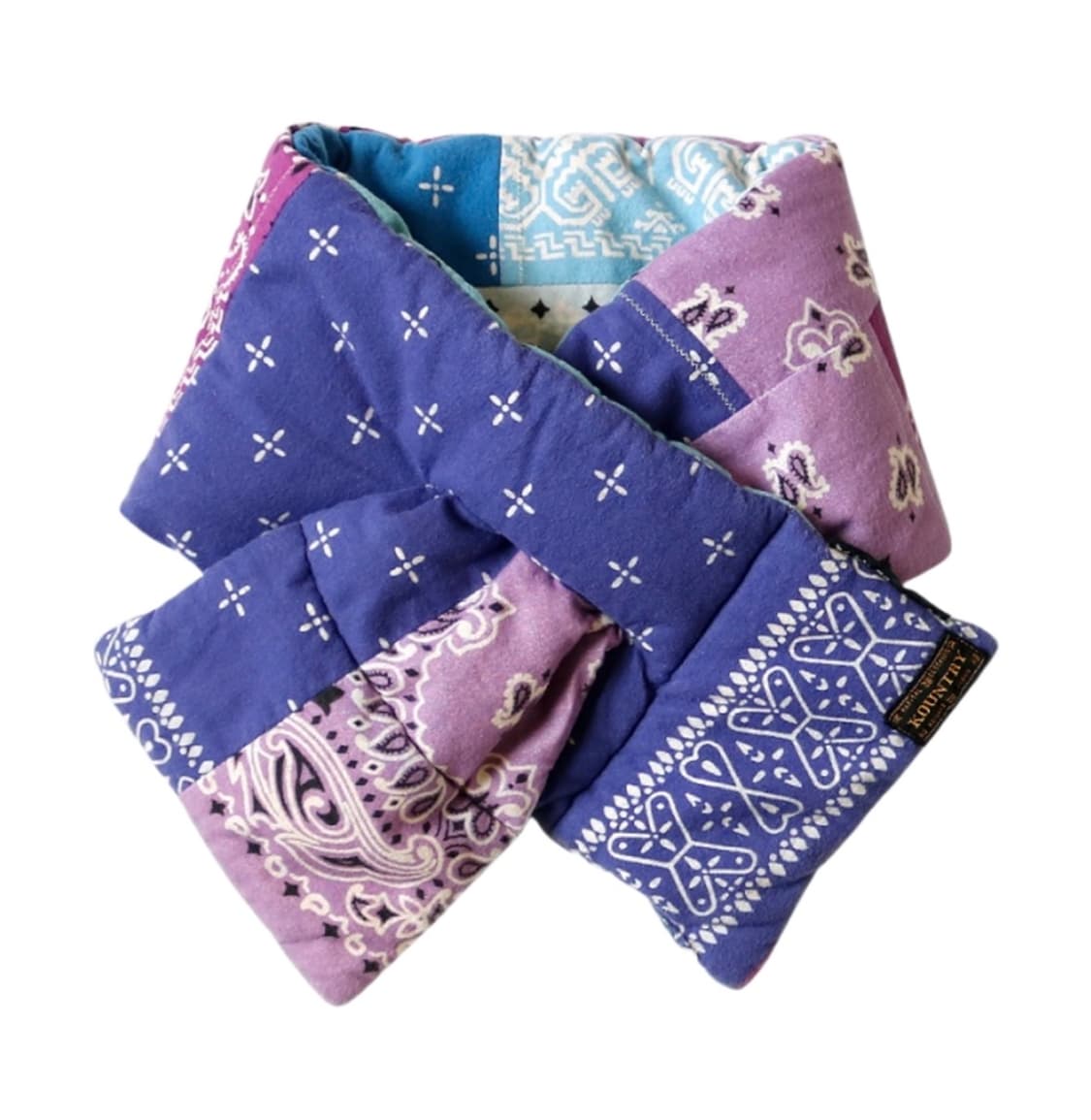 [OS] 캐피탈 플란넬 반다나 패턴 리버시블 케사 머플러 퍼플 삭스 상품이미지5