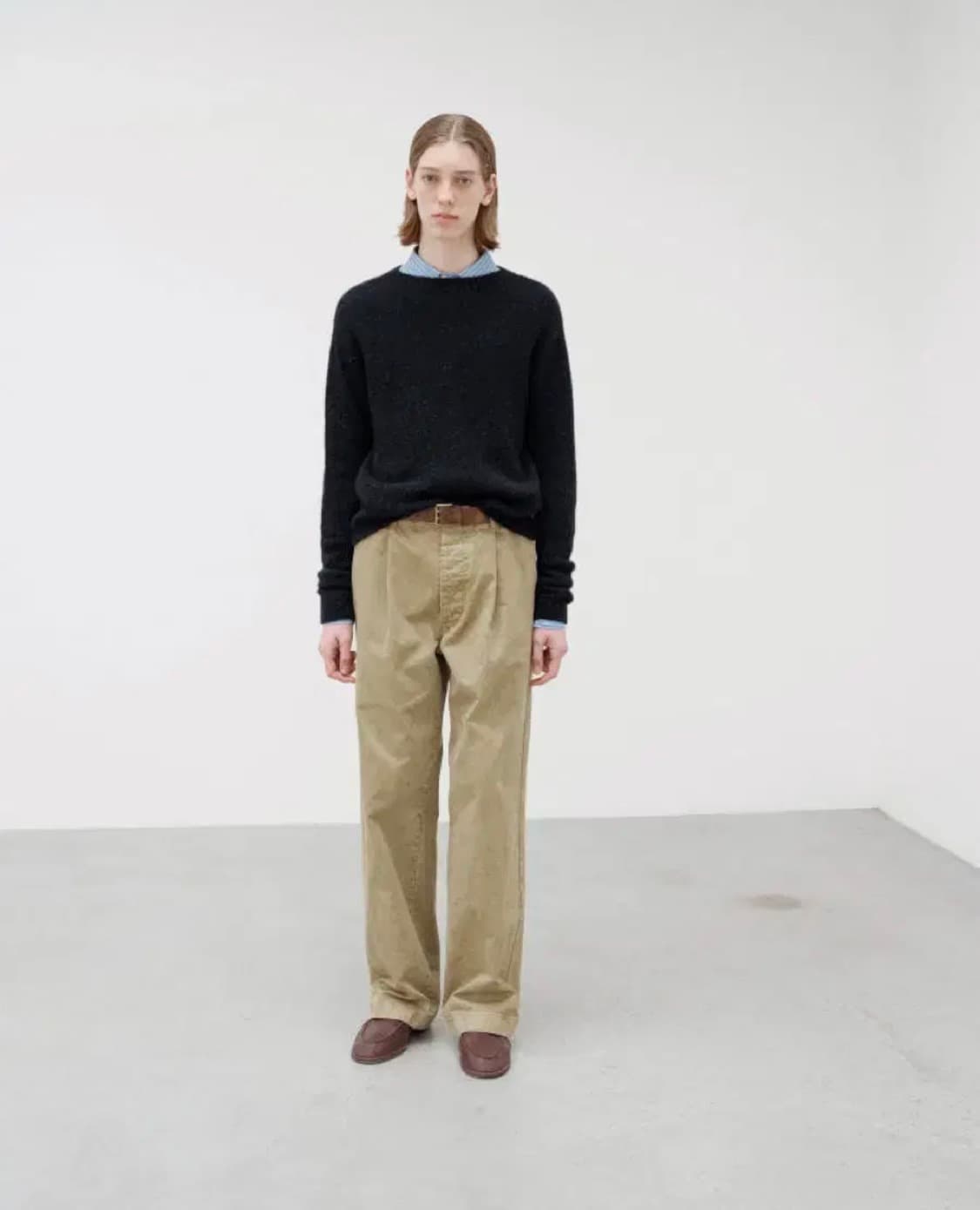 오라리 25AW 캐시미어 멜란지 니트 풀오버 상품이미지2