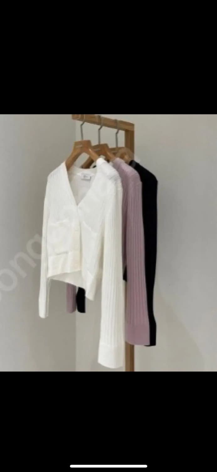 블러썸에이치컴퍼니 레트크롭가디건, 레트크롭나시 블랙 상품이미지3