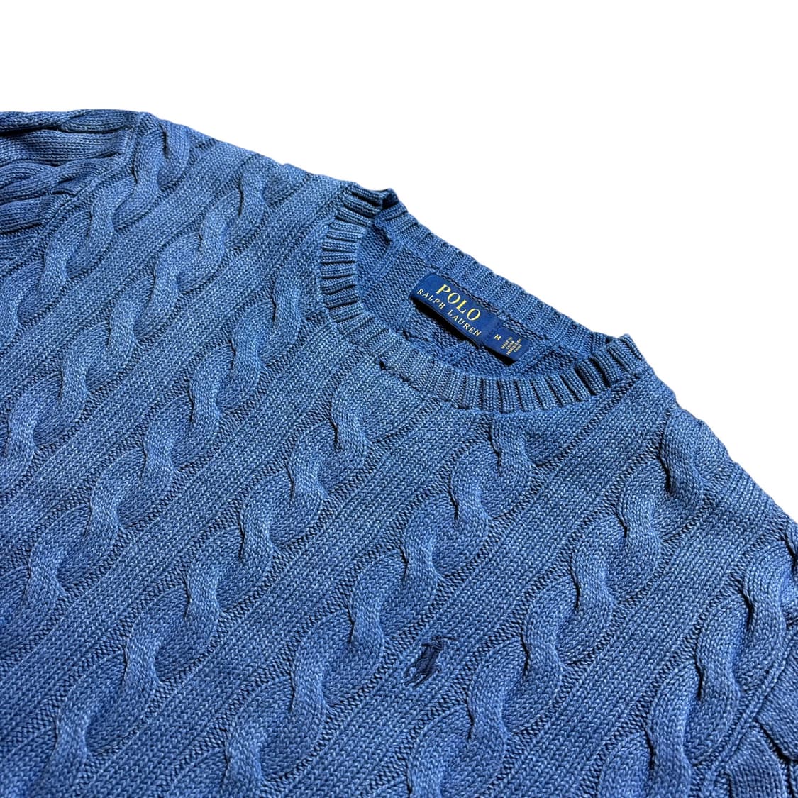 폴로 꽈배기 니트 상품이미지2